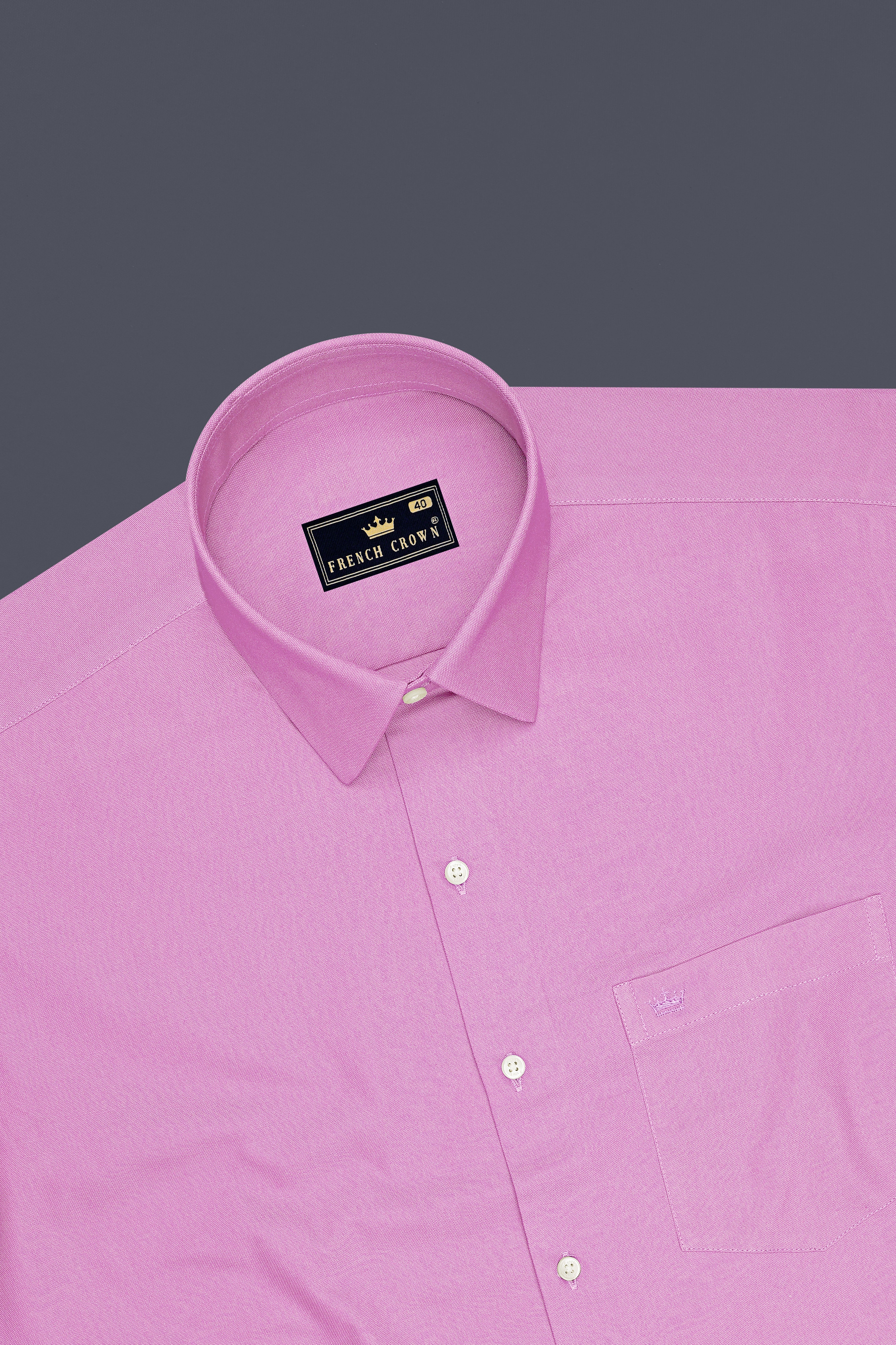 Lorien-Orchid Pink Oxford Premium Cotton Dress Shirt