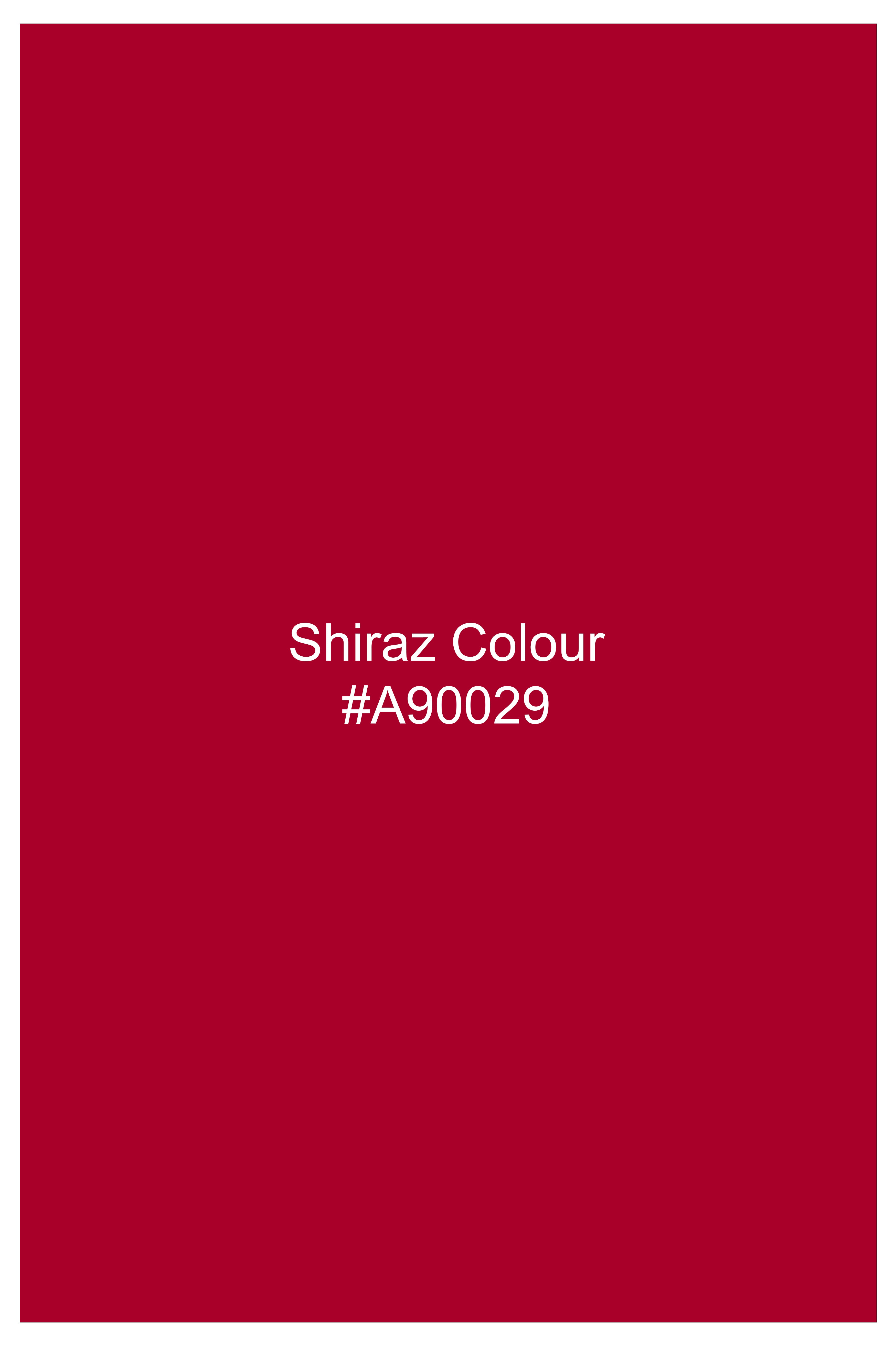 Majestic-Shiraz Red Subtle Sheen Super Soft Premium Cotton Dress Shirt