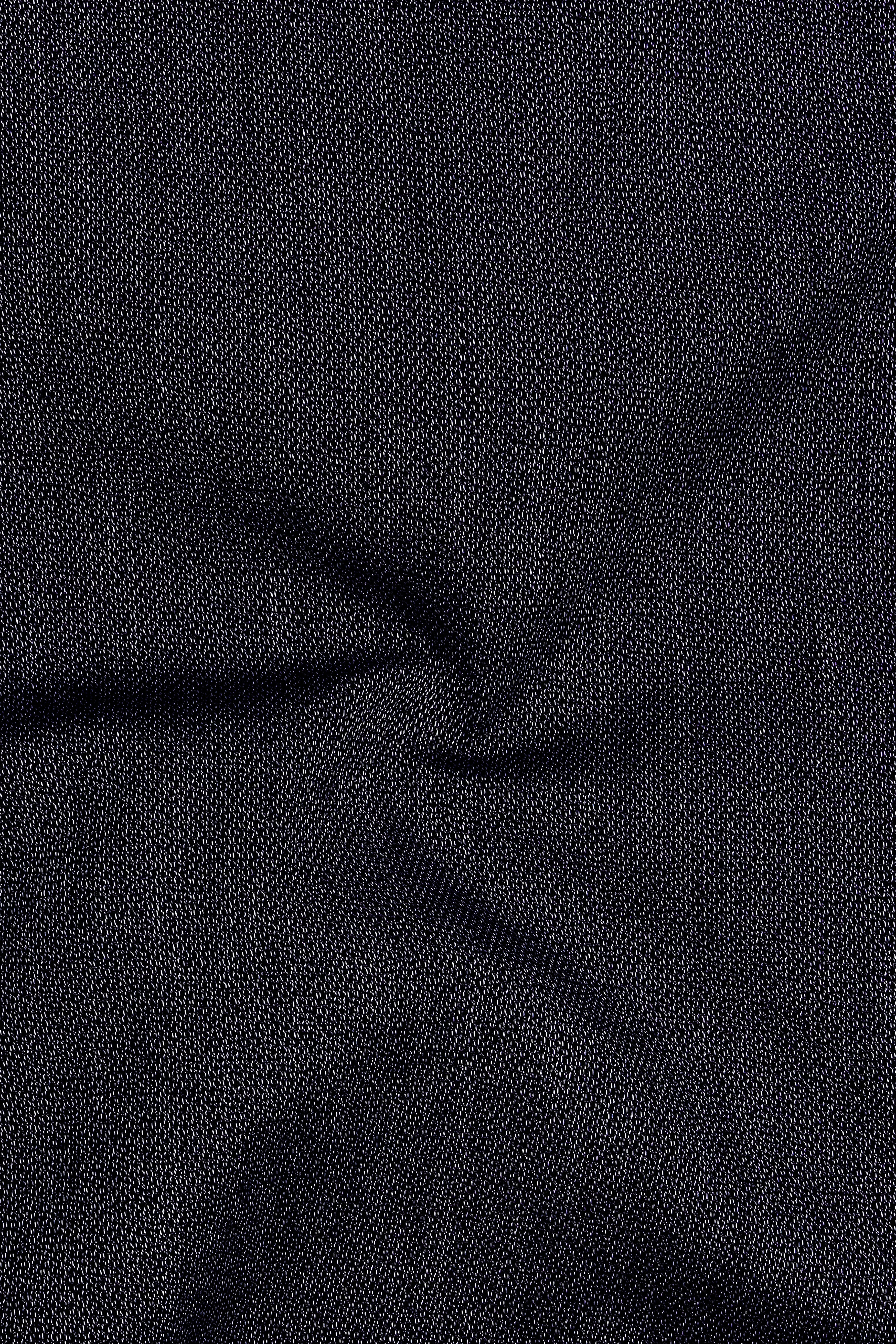 Gravix-Shark Gray Dobby Textured Premium Giza Cotton Dress Shirt