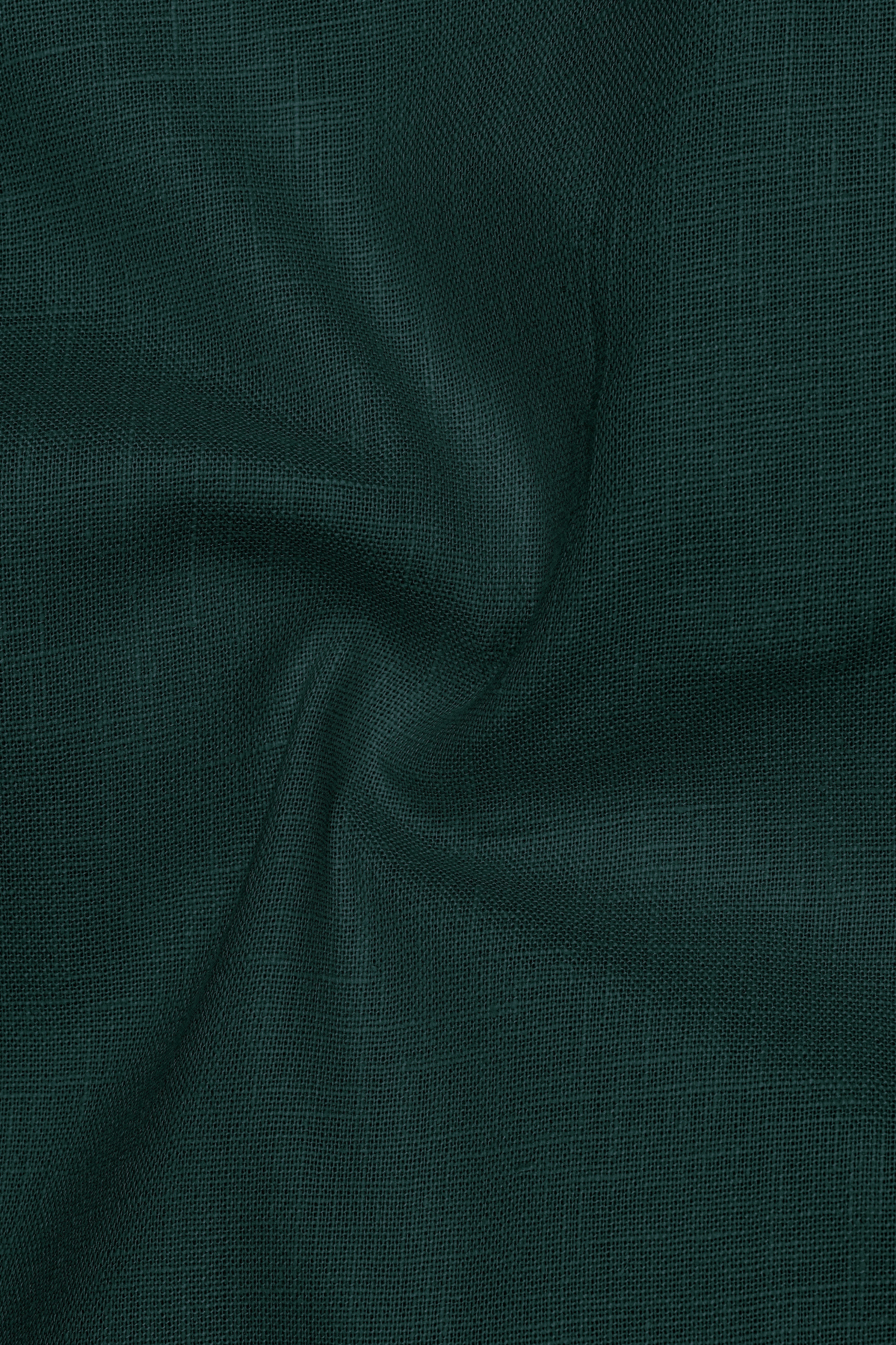 Thrive-Phthalo Green Luxurious Linen Button Down Dress Shirt