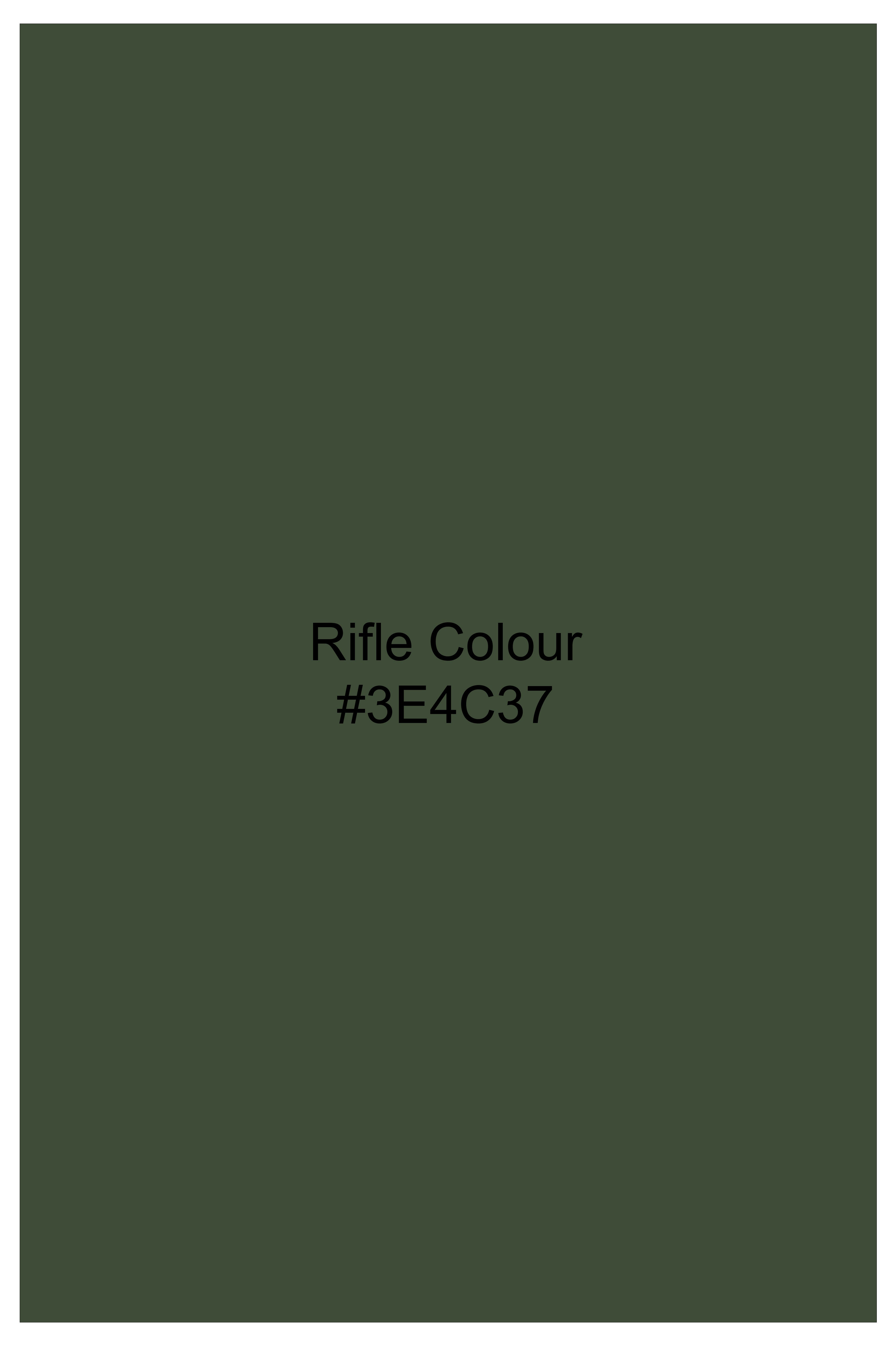 Olivine-Rifle Green Premium Giza Cotton Dress Shirt