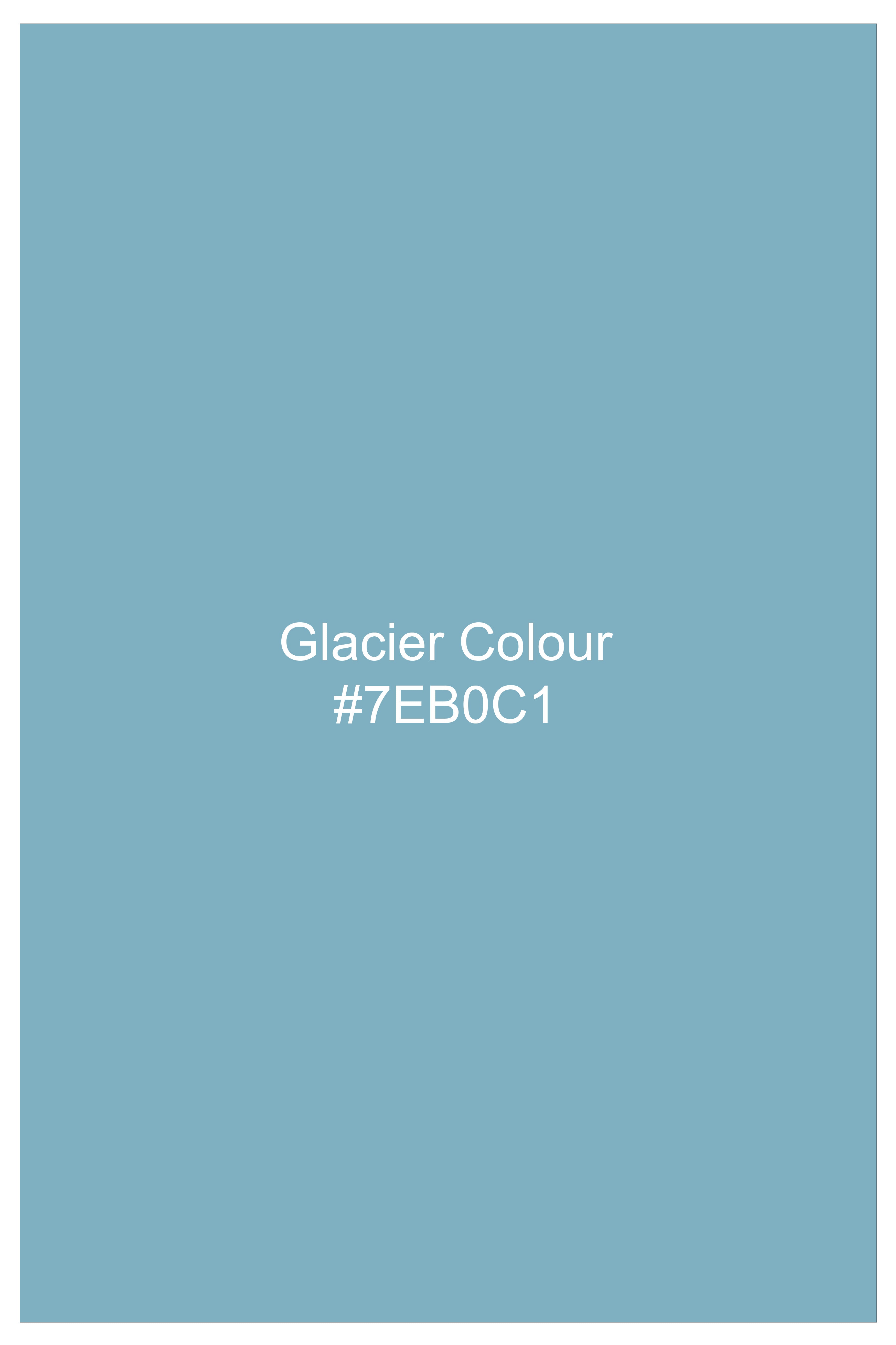 Celestia-Glacier Blue Premium Giza Cotton Cut Away Collar Dress Shirt