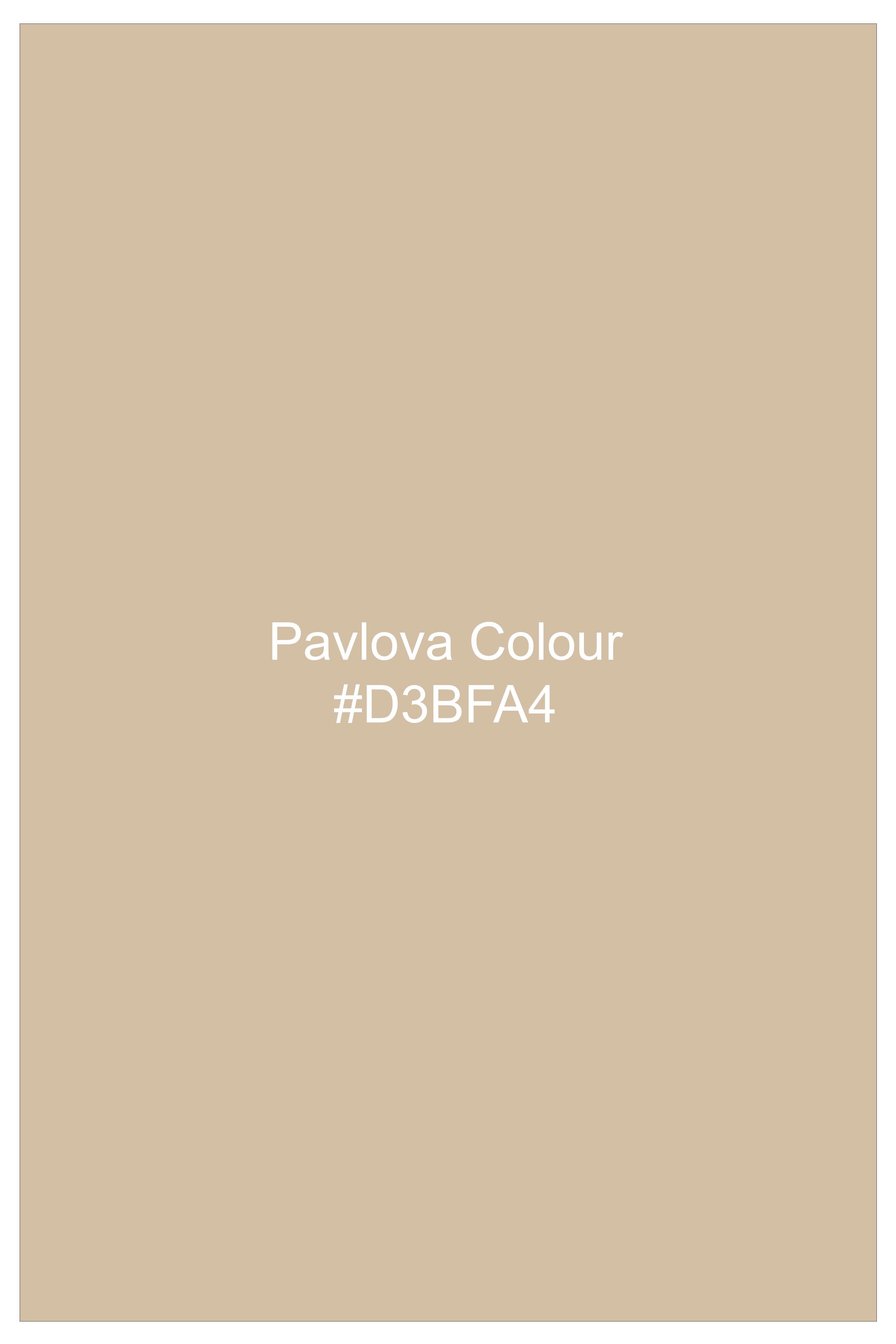 Aurelis-Pavlova Brown Premium Giza Cotton Cut Away Collar Dress Shirt
