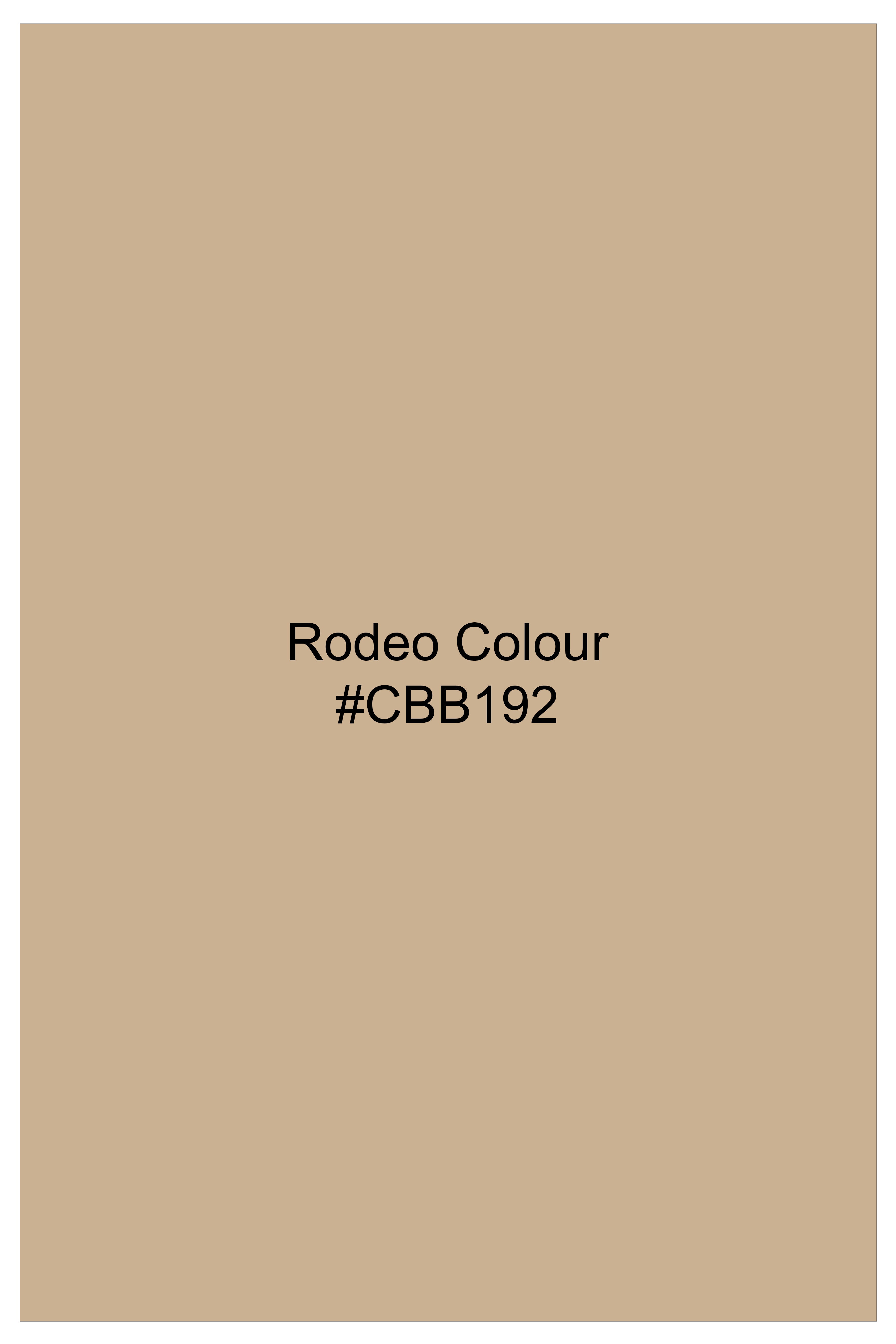 Borelli-Rodeo Brown Subtle Sheen Super Soft Premium Cotton Dress Shirt