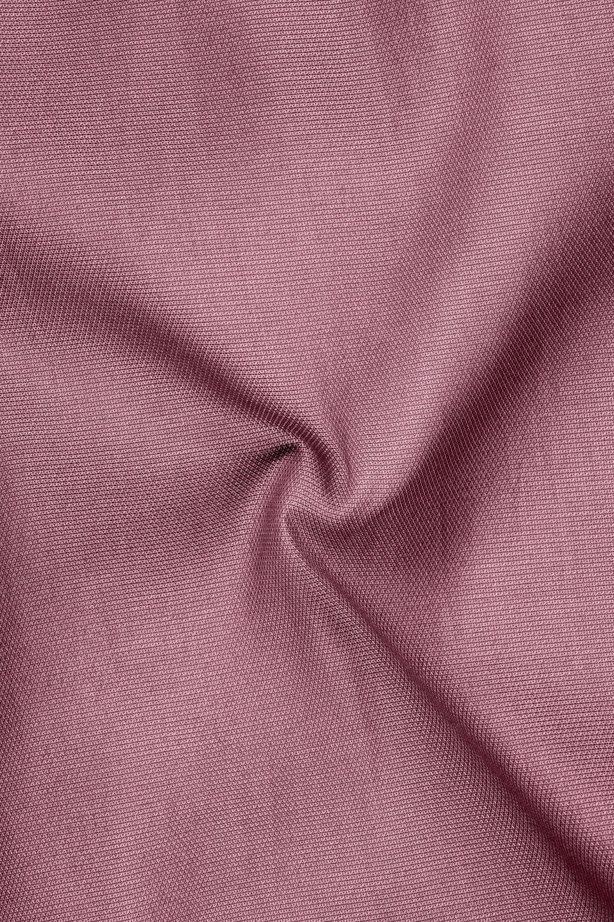 Roselle-Turkish Pink Dobby Textured Premium Giza Cotton Dress Shirt