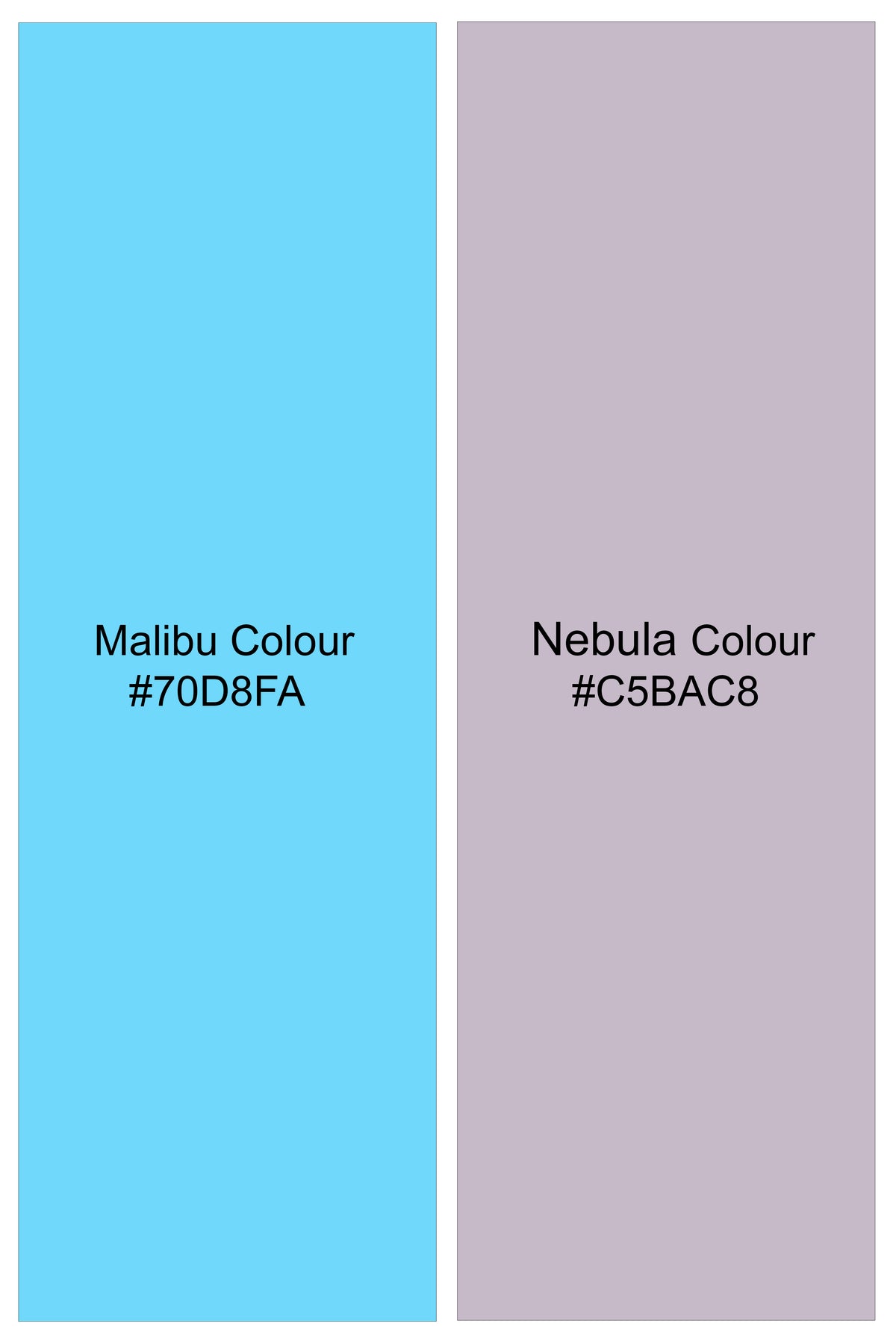 Dorian-Malibu Blue And Nebula Gray Bengal Striped Super Soft Premium Cotton Dress Shirt