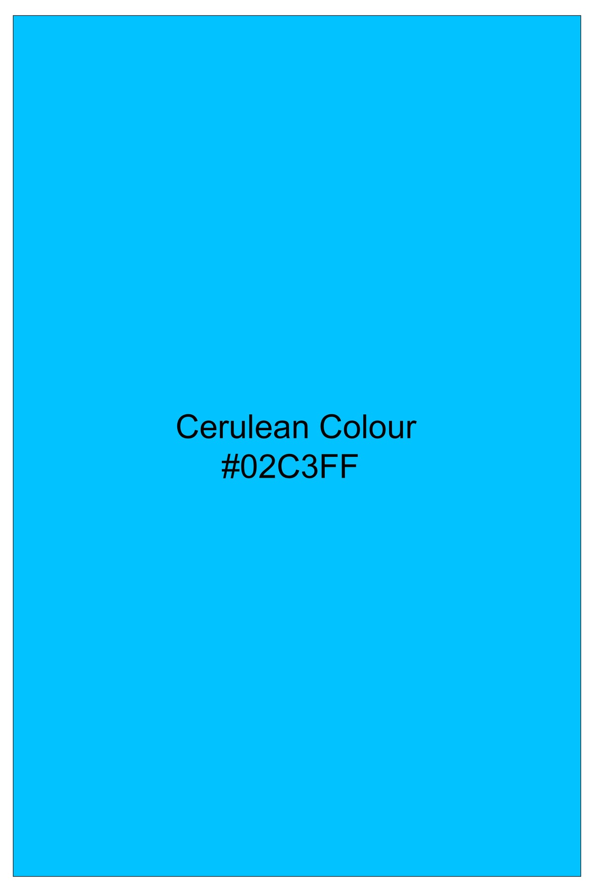 Saphir-Cerulean Blue Subtle Sheen Super Soft Premium Cotton Cut Away Collar Dress Shirt