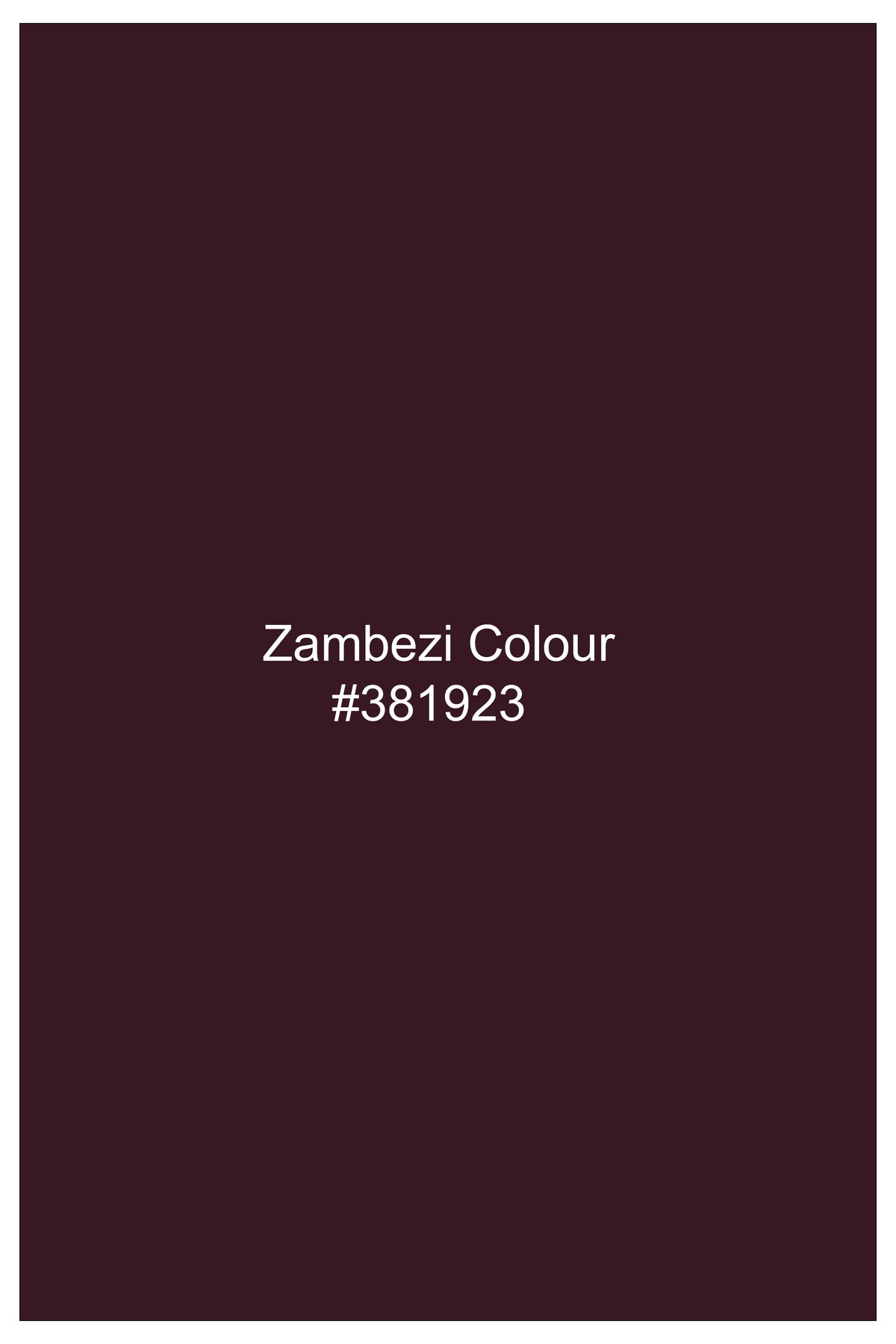 Kairo-Zambezi Maroon Jacquard Zigzag Textured Premium Cotton Dress Shirt