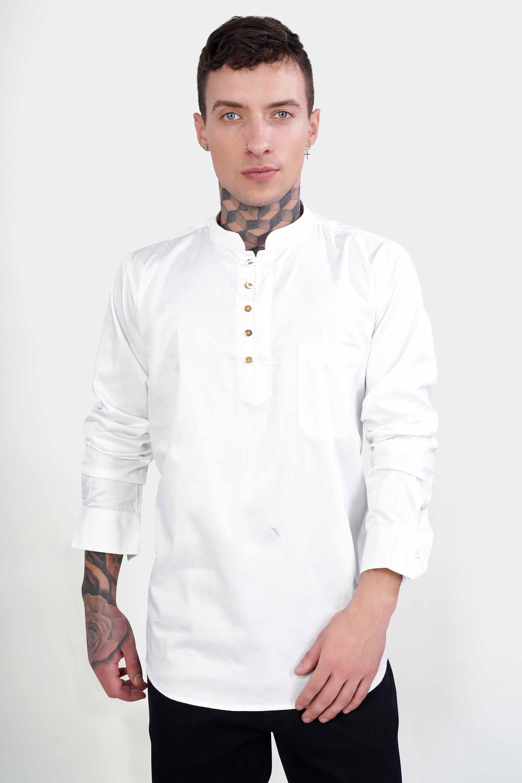 Bright White Gayatri Mantra Embroidered Subtle Sheen Super Soft Premium Cotton Designer Kurta Shirt 2670-KS-E242-38, 2670-KS-E242-H-38, 2670-KS-E242-39, 2670-KS-E242-H-39, 2670-KS-E242-40, 2670-KS-E242-H-40, 2670-KS-E242-42, 2670-KS-E242-H-42, 2670-KS-E242-44, 2670-KS-E242-H-44, 2670-KS-E242-46, 2670-KS-E242-H-46, 2670-KS-E242-48, 2670-KS-E242-H-48, 2670-KS-E242-50, 2670-KS-E242-H-50, 2670-KS-E242-52, 2670-KS-E242-H-52