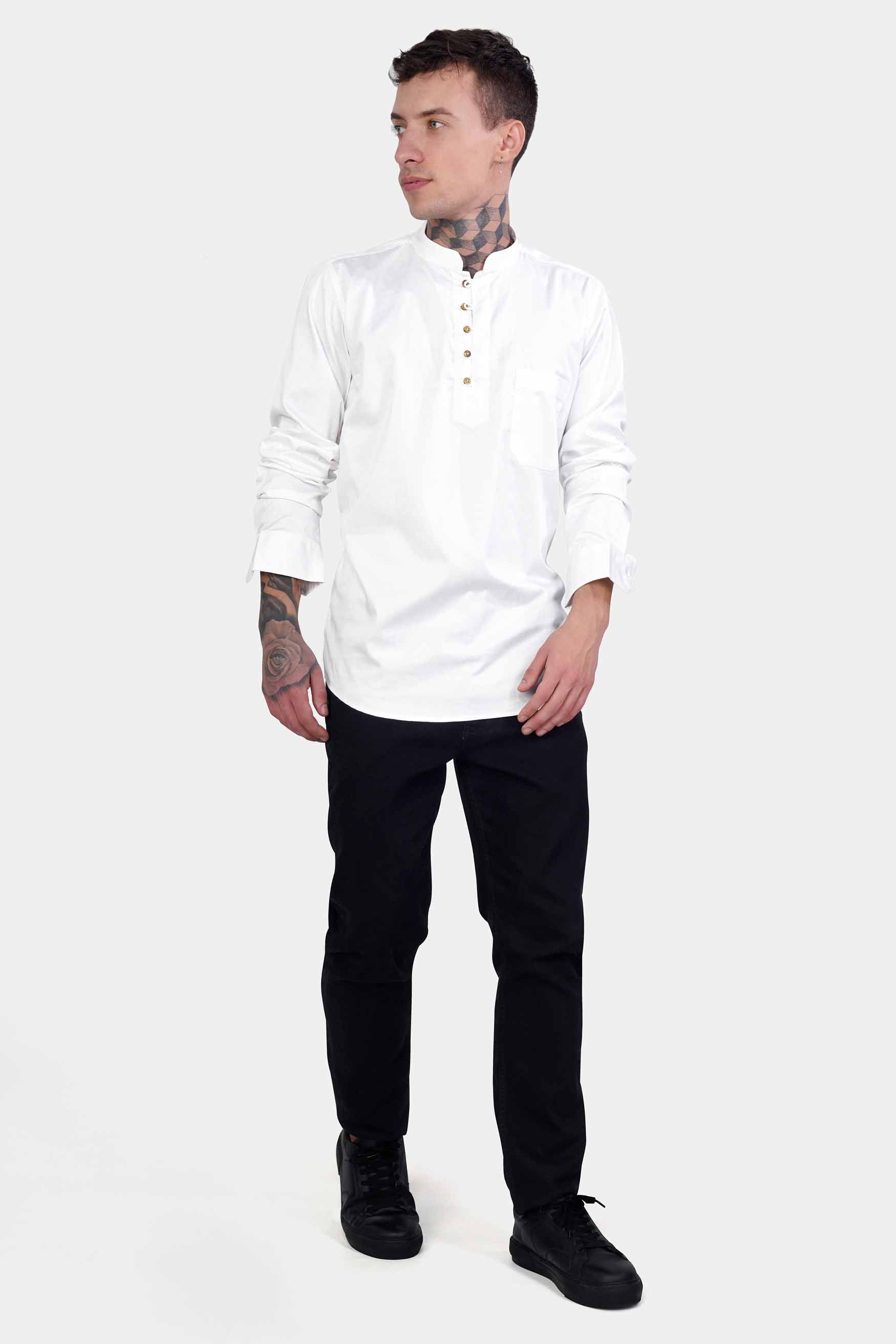 Bright White Gayatri Mantra Embroidered Subtle Sheen Super Soft Premium Cotton Designer Kurta Shirt 2670-KS-E242-38, 2670-KS-E242-H-38, 2670-KS-E242-39, 2670-KS-E242-H-39, 2670-KS-E242-40, 2670-KS-E242-H-40, 2670-KS-E242-42, 2670-KS-E242-H-42, 2670-KS-E242-44, 2670-KS-E242-H-44, 2670-KS-E242-46, 2670-KS-E242-H-46, 2670-KS-E242-48, 2670-KS-E242-H-48, 2670-KS-E242-50, 2670-KS-E242-H-50, 2670-KS-E242-52, 2670-KS-E242-H-52