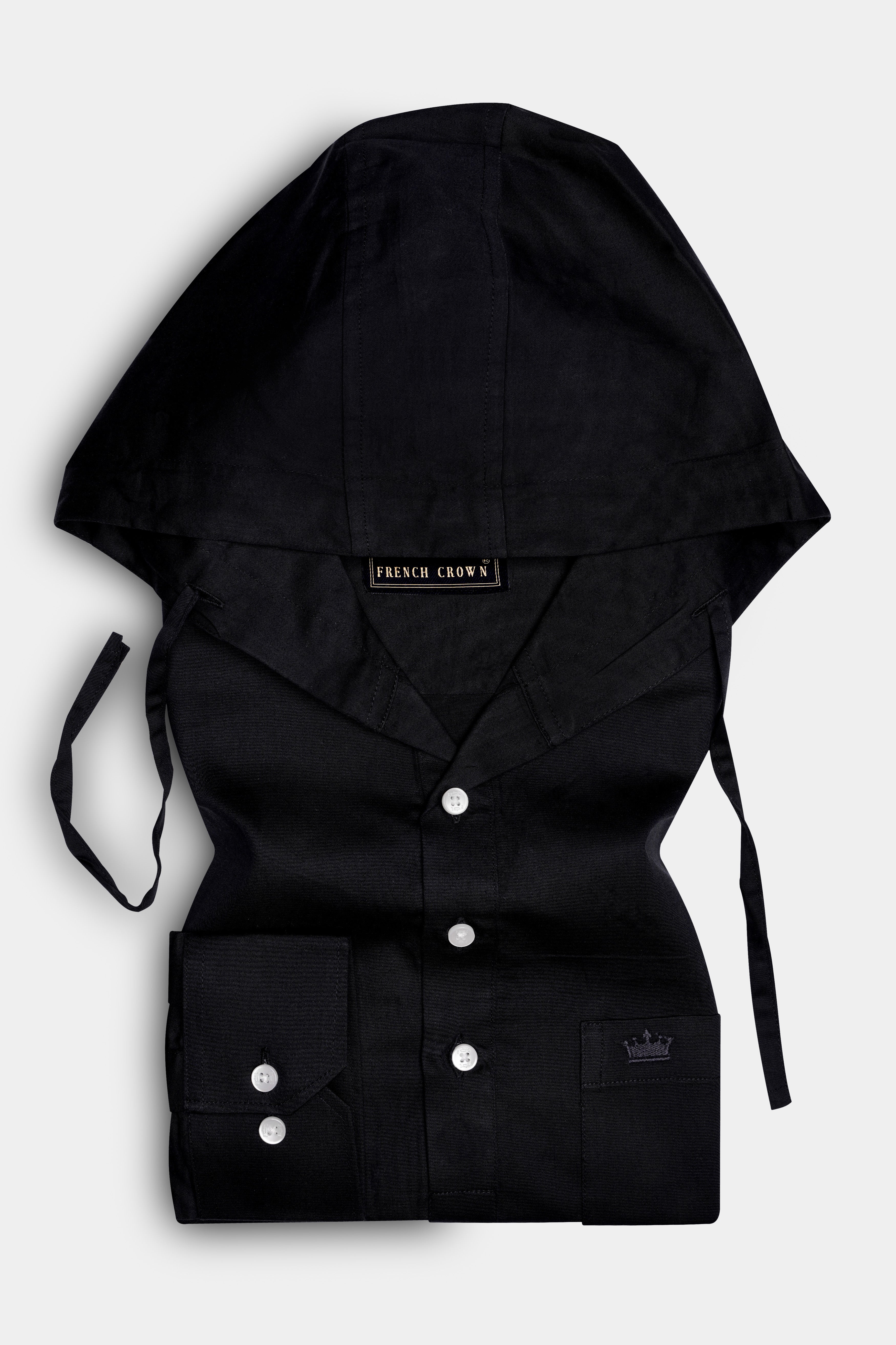 Jade Black Premium Cotton Hoodie Shirt