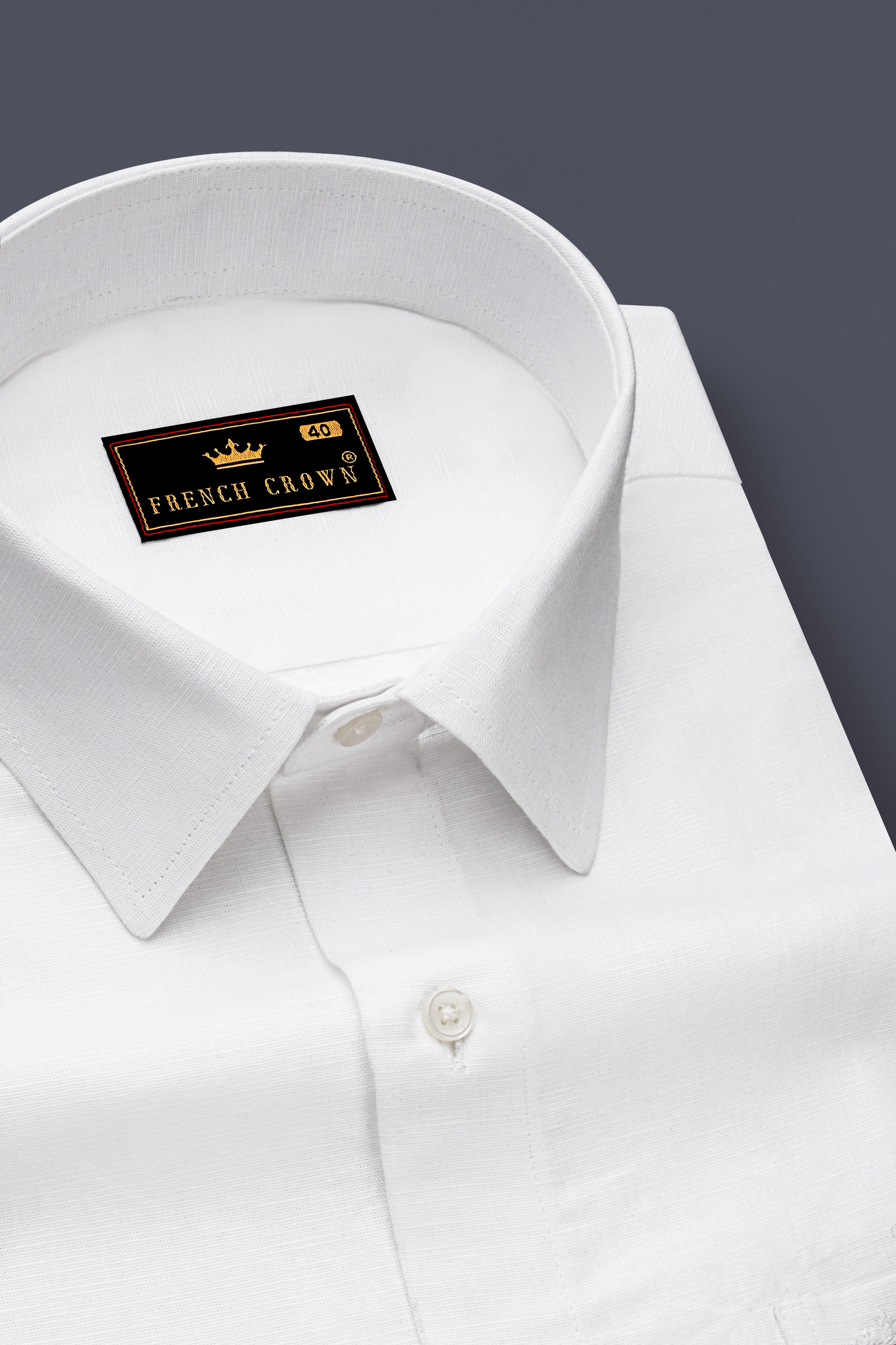 Snow White Luxurious Linen Shirt