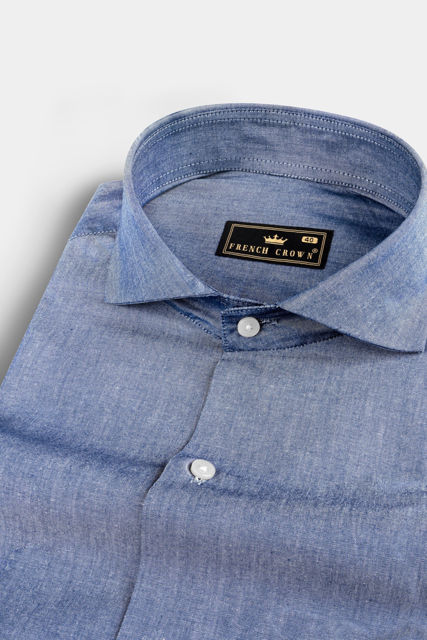 Blue Chambray Premium Cotton Shirt