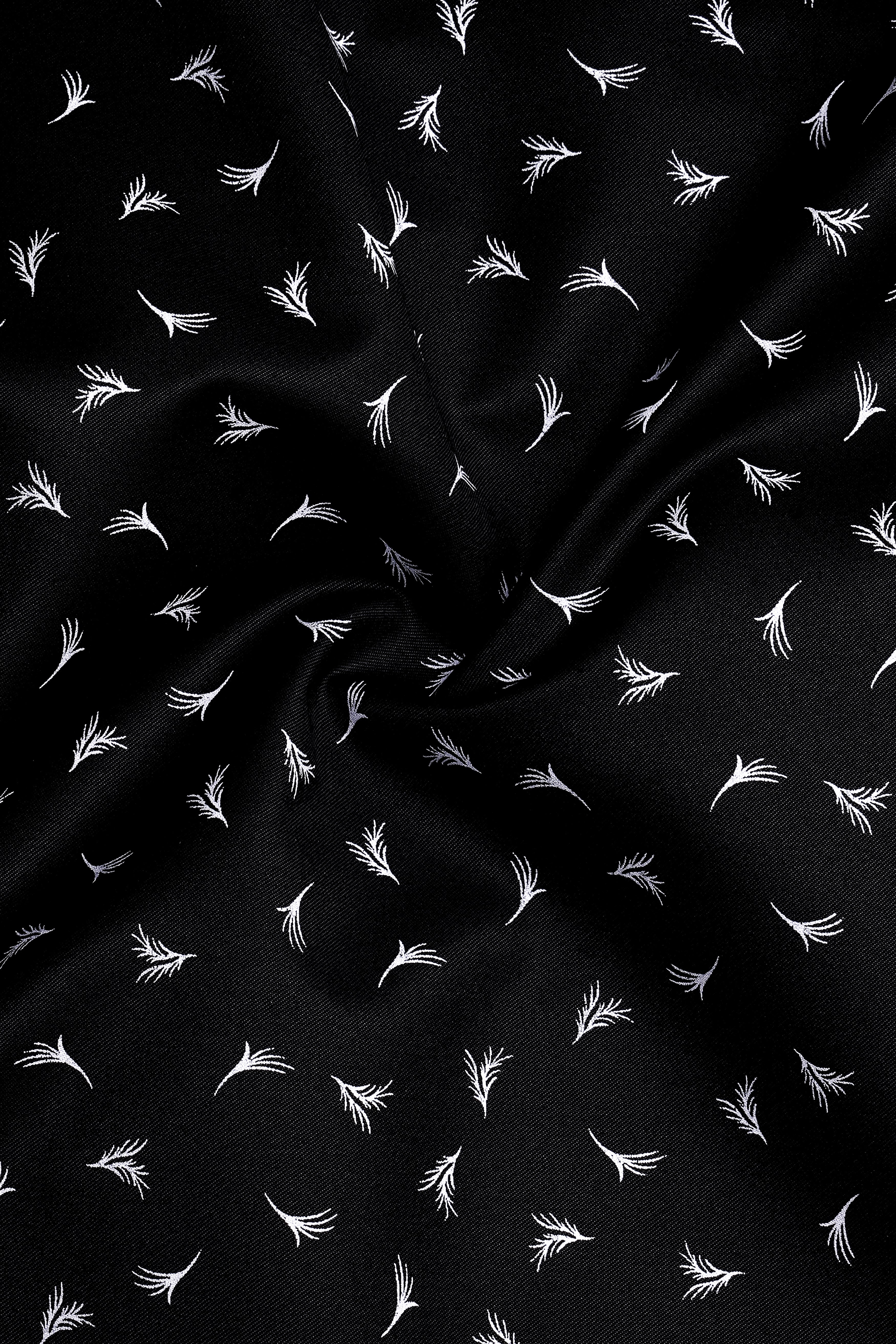 Jade Black flowers Printed super soft Premium Cotton shirt