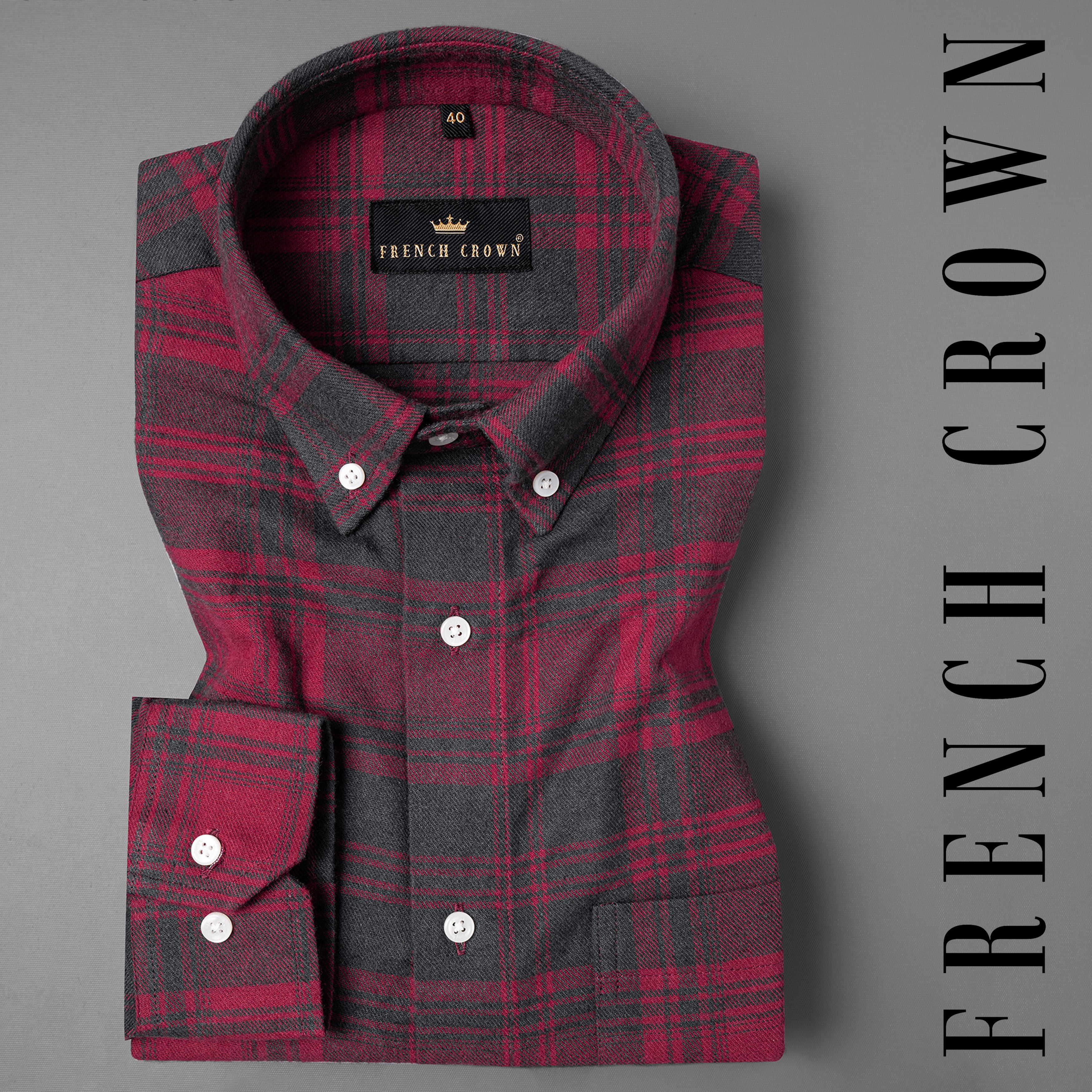 Stiletto with Mine Shaft Plaid Flannel Shirt