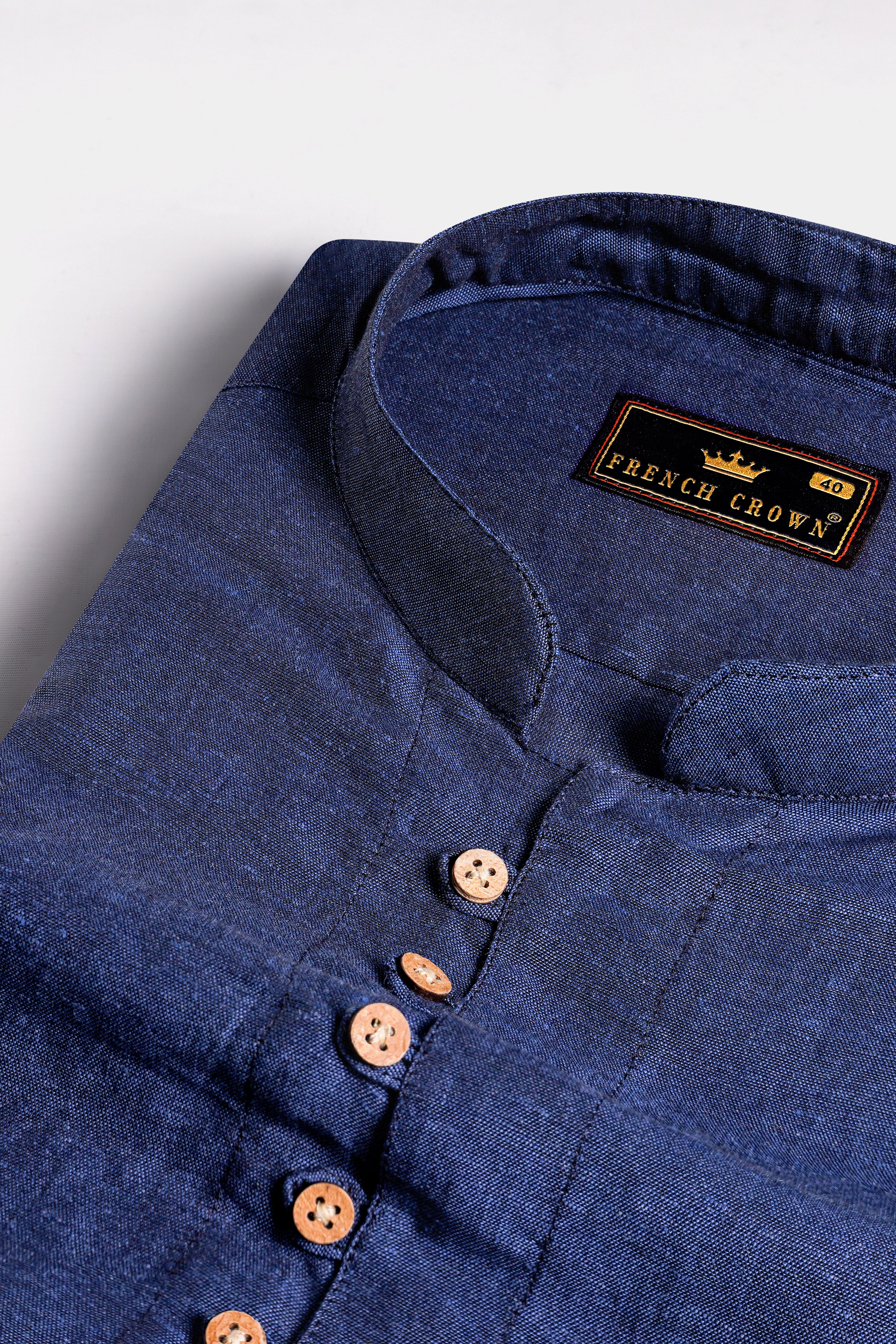 Waikawa Blue Hand Stitched Embroidered and Hand Painted Luxurious Linen Designer Kurta Shirt 5301-KS-ART01-38, 5301-KS-ART01-H-38, 5301-KS-ART01-39, 5301-KS-ART01-H-39, 5301-KS-ART01-40, 5301-KS-ART01-H-40, 5301-KS-ART01-42, 5301-KS-ART01-H-42, 5301-KS-ART01-44, 5301-KS-ART01-H-44, 5301-KS-ART01-46, 5301-KS-ART01-H-46, 5301-KS-ART01-48, 5301-KS-ART01-H-48, 5301-KS-ART01-50, 5301-KS-ART01-H-50, 5301-KS-ART01-52, 5301-KS-ART01-H-52