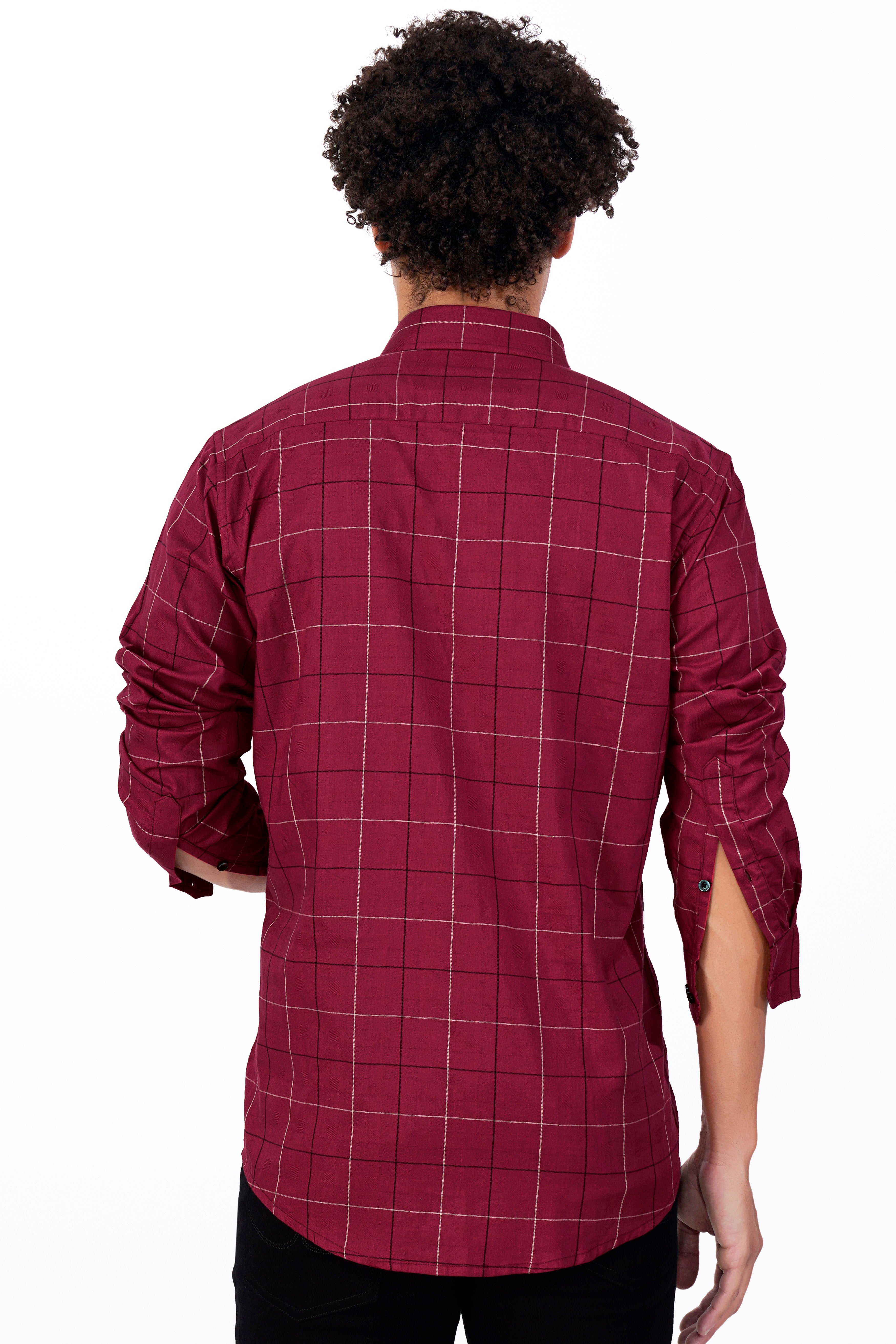 Claret Red Checkered Patchwork Twill Premium Cotton Designer Shirt 5663-CA-BLK-RP-38, 5663-CA-BLK-RP-H-38, 5663-CA-BLK-RP-39, 5663-CA-BLK-RP-H-39, 5663-CA-BLK-RP-40, 5663-CA-BLK-RP-H-40, 5663-CA-BLK-RP-42, 5663-CA-BLK-RP-H-42, 5663-CA-BLK-RP-44, 5663-CA-BLK-RP-H-44, 5663-CA-BLK-RP-46, 5663-CA-BLK-RP-H-46, 5663-CA-BLK-RP-48, 5663-CA-BLK-RP-H-48, 5663-CA-BLK-RP-50, 5663-CA-BLK-RP-H-50, 5663-CA-BLK-RP-52, 5663-CA-BLK-RP-H-52