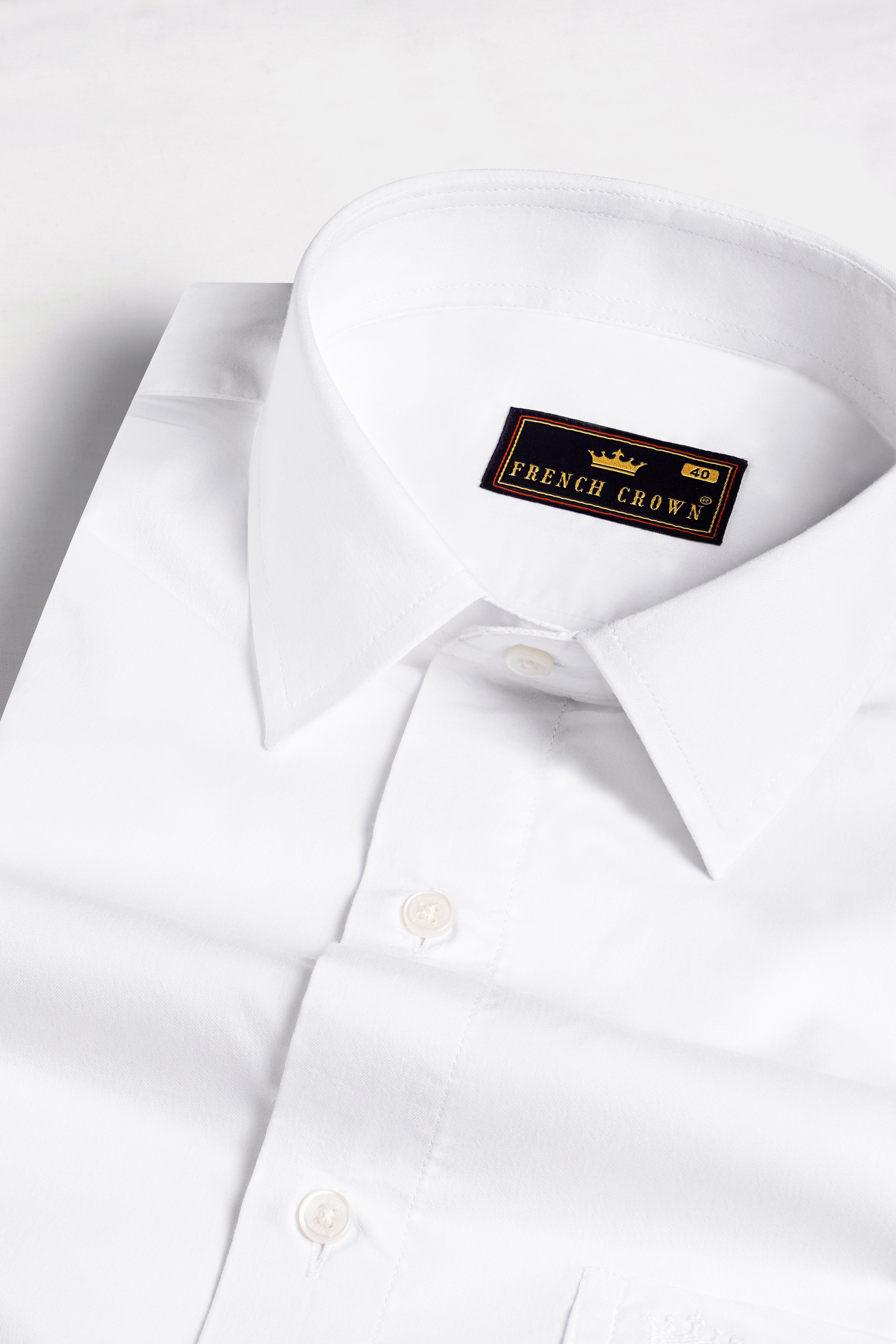 Bright White Premium Cotton Shirt
