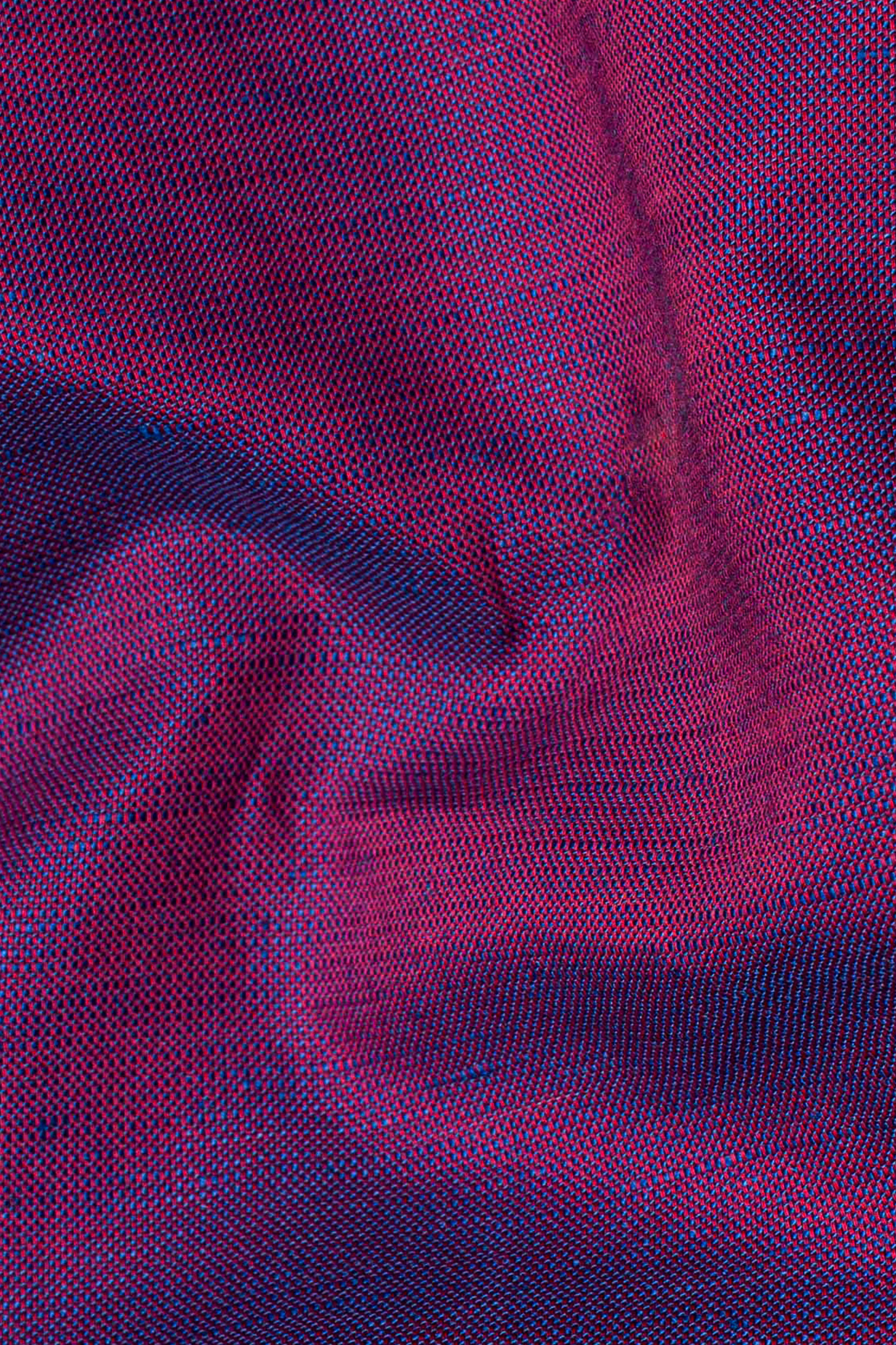 Chamelot Pink and Biscay Blue Hand Painted Dobby Premium Giza Cotton Designer Shirt
