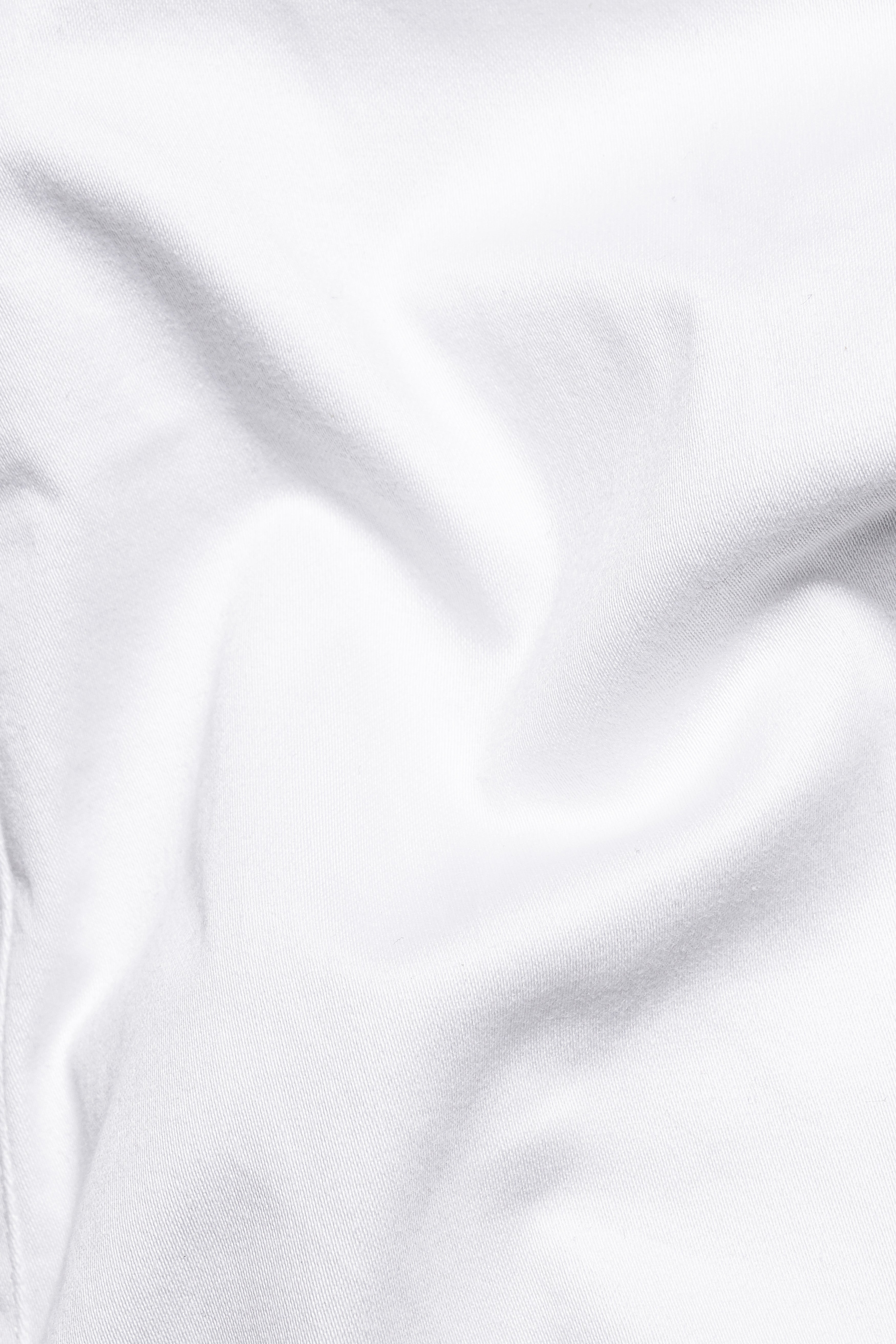 Bright White Hand Painted Super Soft Premium Cotton Designer Shirt