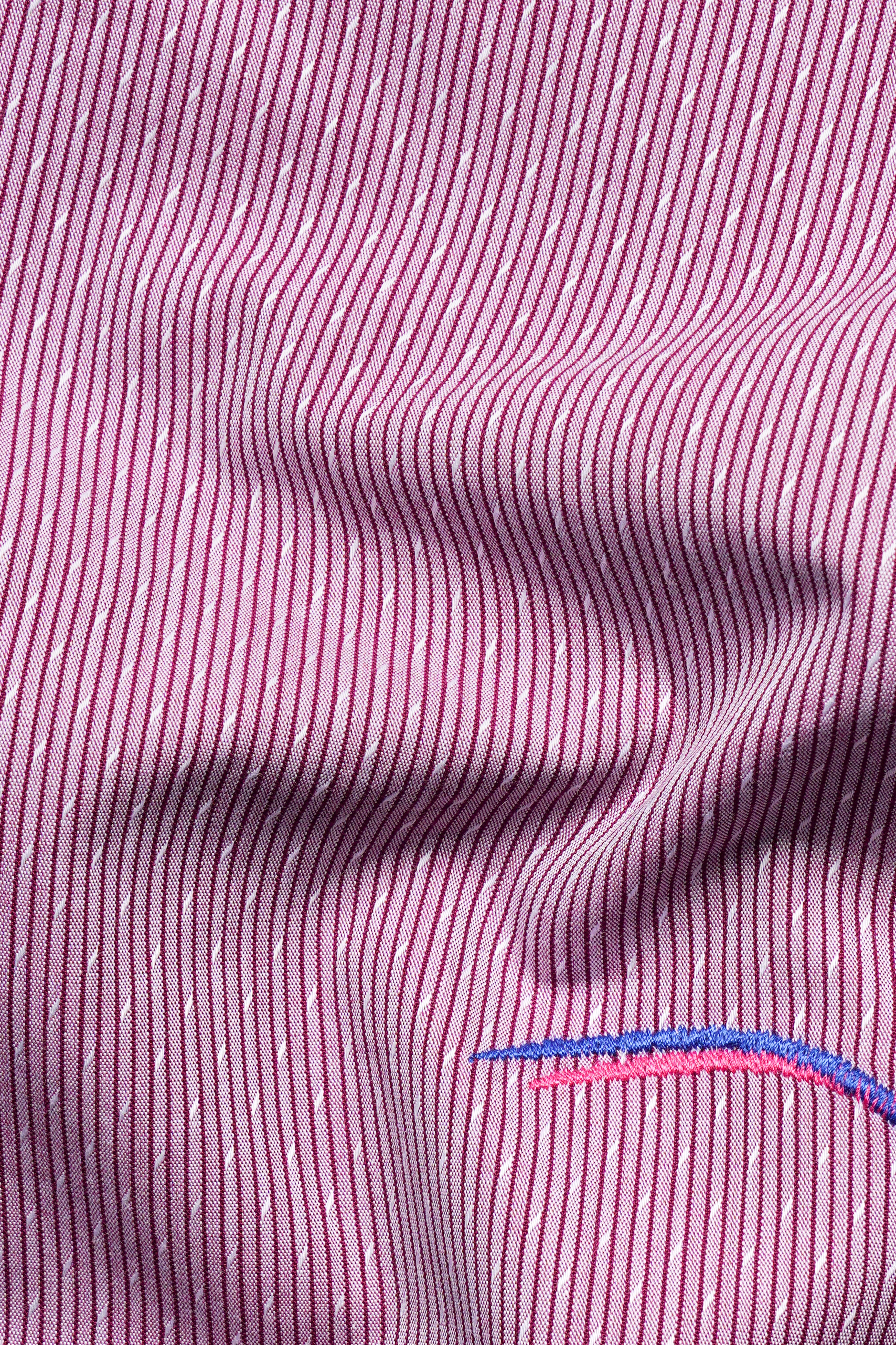 Illusion and Boysenberry Pink Striped Bird Patchwork Dobby Giza Cotton Designer Shirt 6106-CA-E211-38, 6106-CA-E211-H-38, 6106-CA-E211-39, 6106-CA-E211-H-39, 6106-CA-E211-40, 6106-CA-E211-H-40, 6106-CA-E211-42, 6106-CA-E211-H-42, 6106-CA-E211-44, 6106-CA-E211-H-44, 6106-CA-E211-46, 6106-CA-E211-H-46, 6106-CA-E211-48, 6106-CA-E211-H-48, 6106-CA-E211-50, 6106-CA-E211-H-50, 6106-CA-E211-52, 6106-CA-E211-H-52