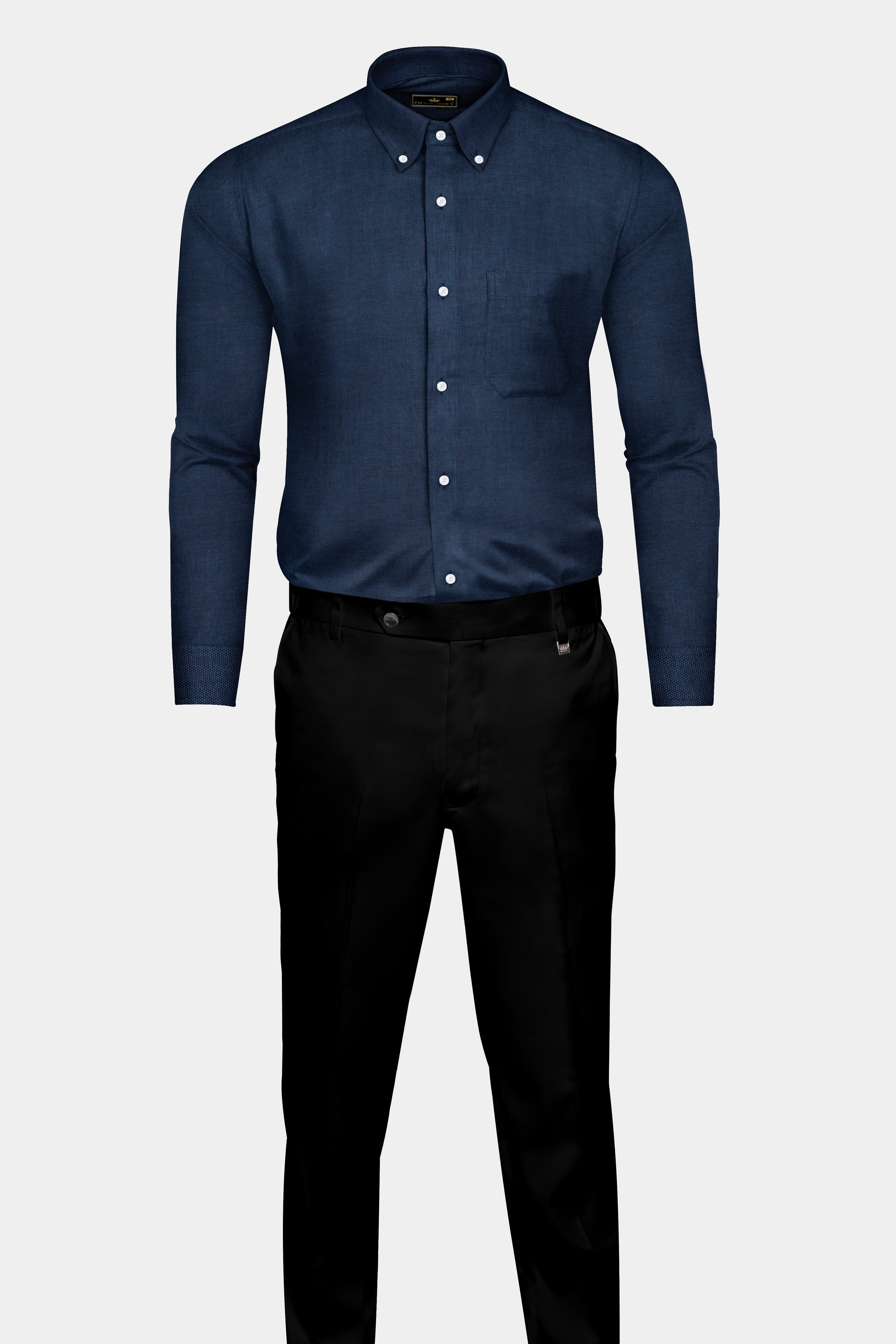 Blue Heavyweight Royal Oxford Shirt