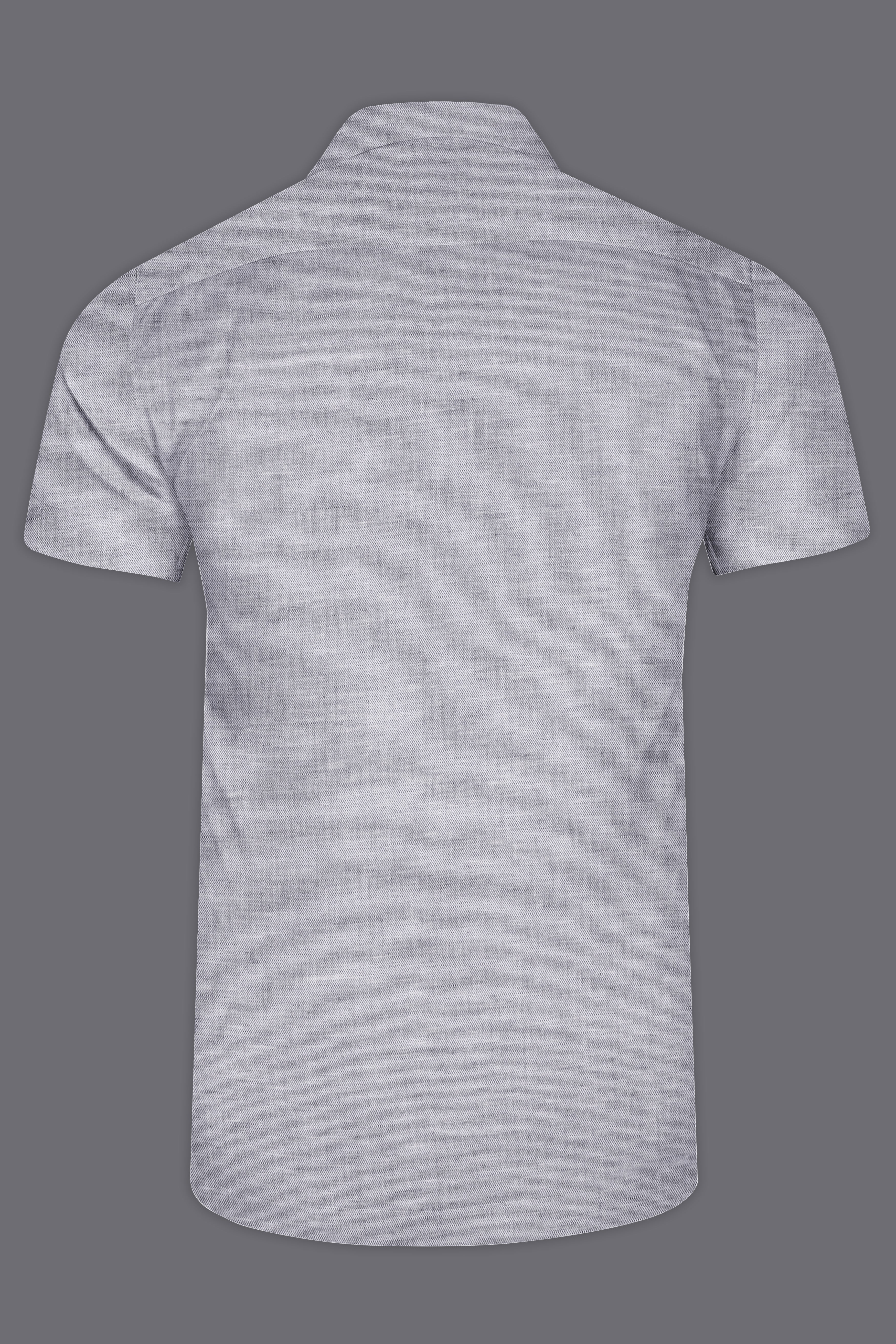 Mountain Mist Grey Luxurious Linen Shirt