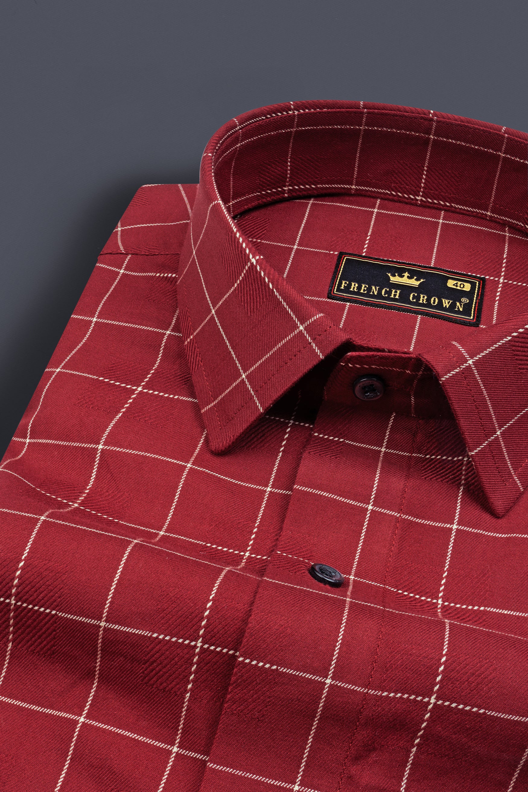 Stiletto Formal Checks-Plaid Premium Cotton Shirt For Men Snitch