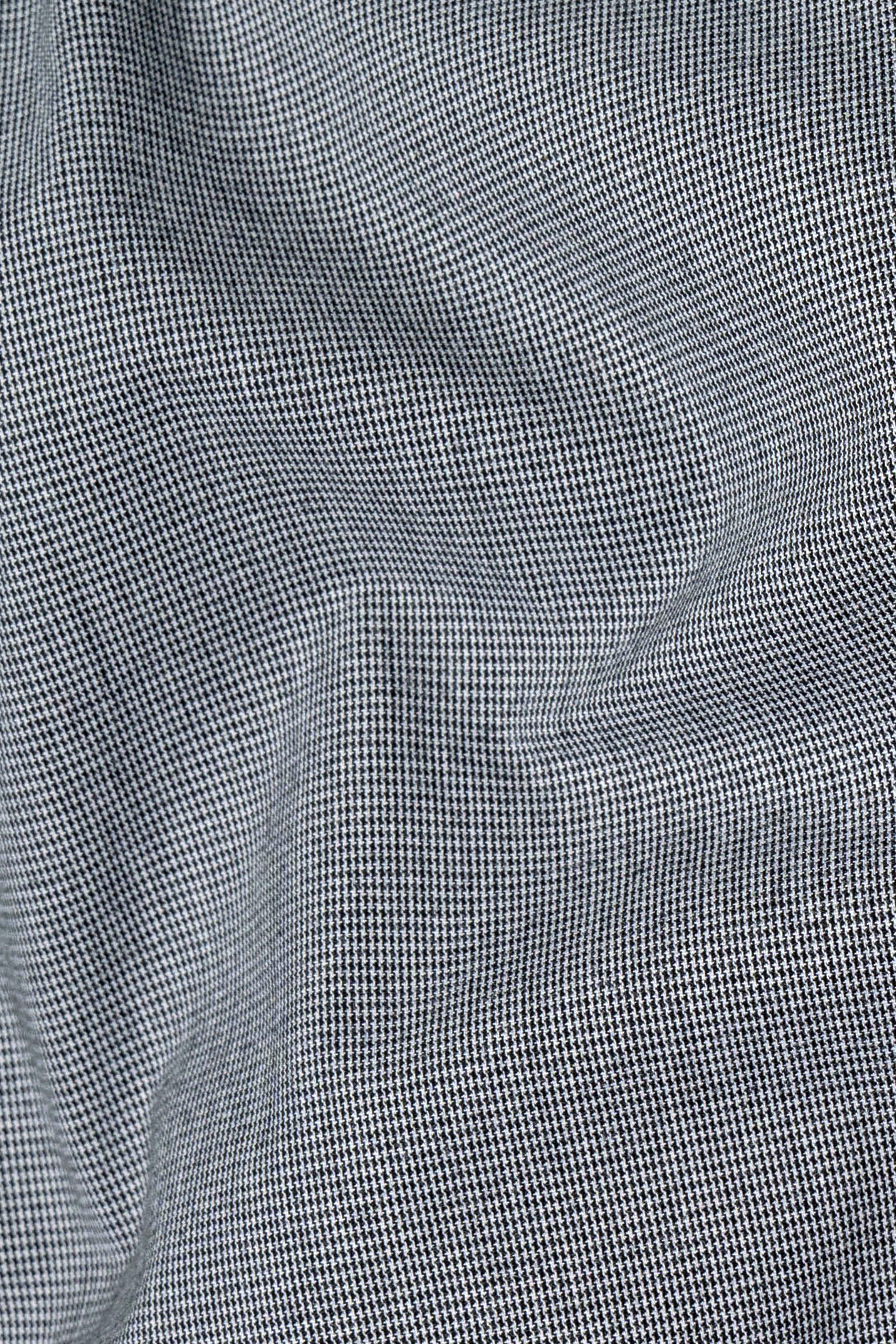Chatelle Gray Micro Houndstooth Heavyweight Shirt