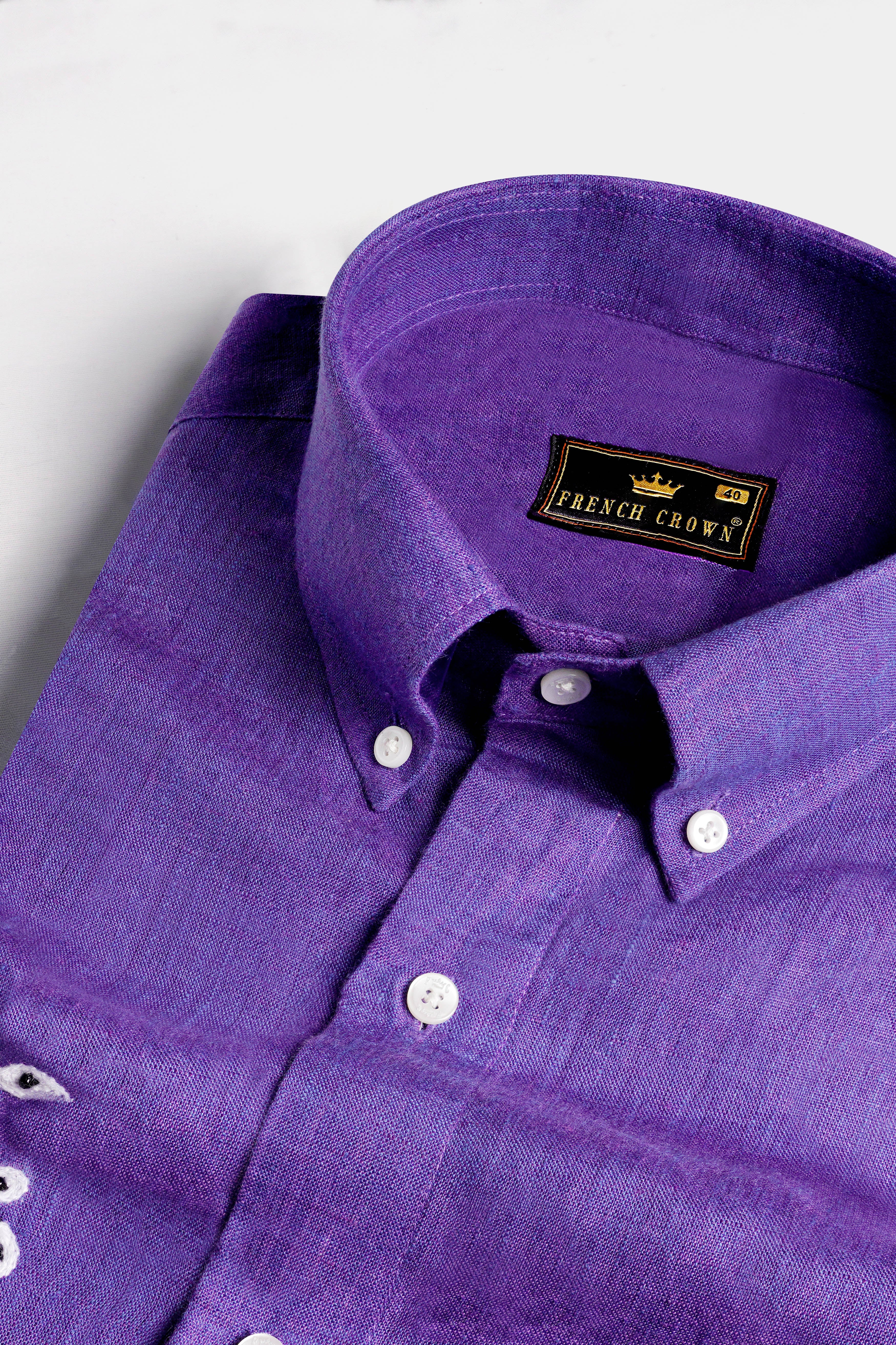 Fuchsia Purple Leaves Hand Stitched Embroidered Royal Oxford Designer Shirt 6292-BD-E208-38, 6292-BD-E208-H-38, 6292-BD-E208-39, 6292-BD-E208-H-39, 6292-BD-E208-40, 6292-BD-E208-H-40, 6292-BD-E208-42, 6292-BD-E208-H-42, 6292-BD-E208-44, 6292-BD-E208-H-44, 6292-BD-E208-46, 6292-BD-E208-H-46, 6292-BD-E208-48, 6292-BD-E208-H-48, 6292-BD-E208-50, 6292-BD-E208-H-50, 6292-BD-E208-52, 6292-BD-E208-H-52