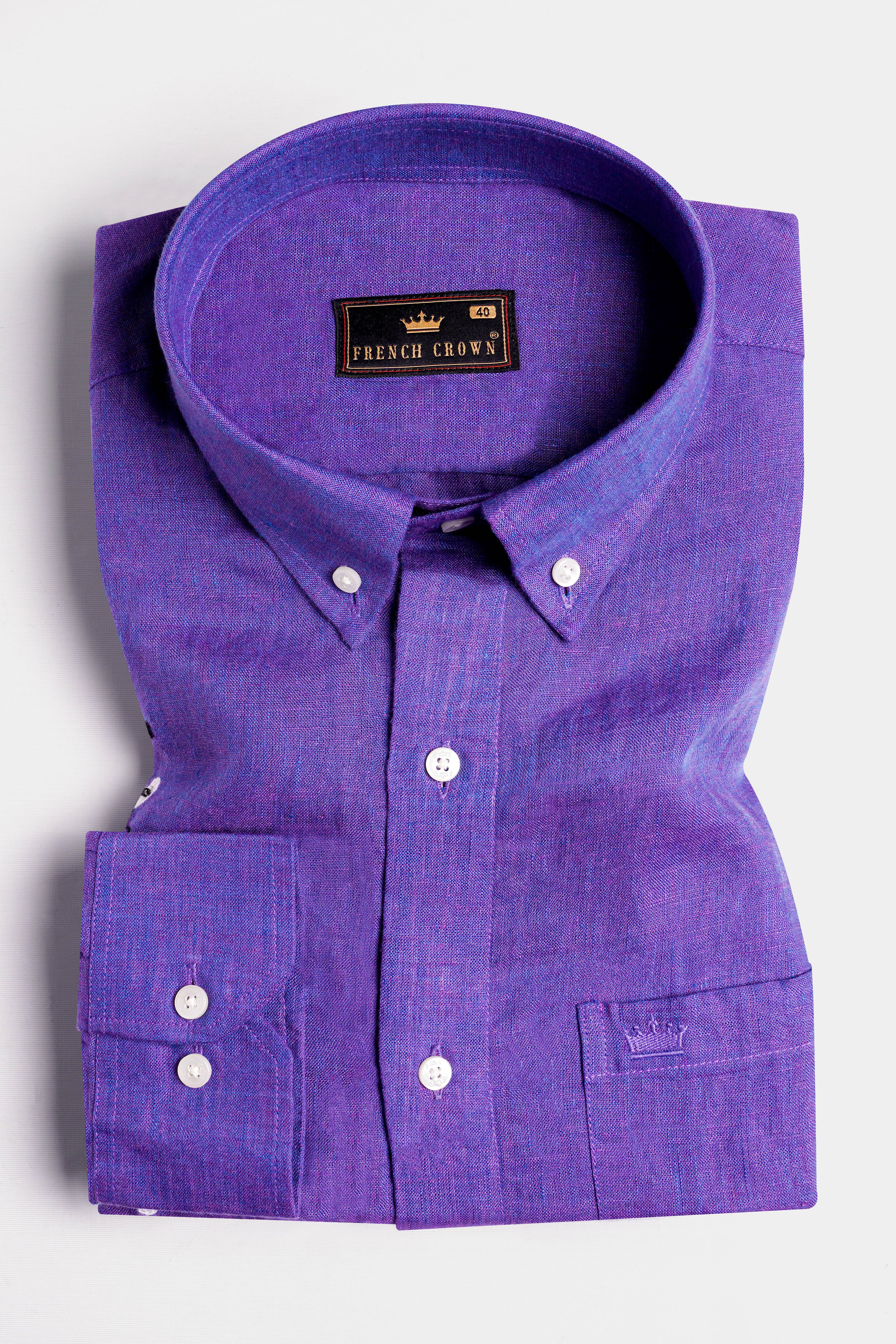 Fuchsia Purple Leaves Hand Stitched Embroidered Royal Oxford Designer Shirt 6292-BD-E208-38, 6292-BD-E208-H-38, 6292-BD-E208-39, 6292-BD-E208-H-39, 6292-BD-E208-40, 6292-BD-E208-H-40, 6292-BD-E208-42, 6292-BD-E208-H-42, 6292-BD-E208-44, 6292-BD-E208-H-44, 6292-BD-E208-46, 6292-BD-E208-H-46, 6292-BD-E208-48, 6292-BD-E208-H-48, 6292-BD-E208-50, 6292-BD-E208-H-50, 6292-BD-E208-52, 6292-BD-E208-H-52