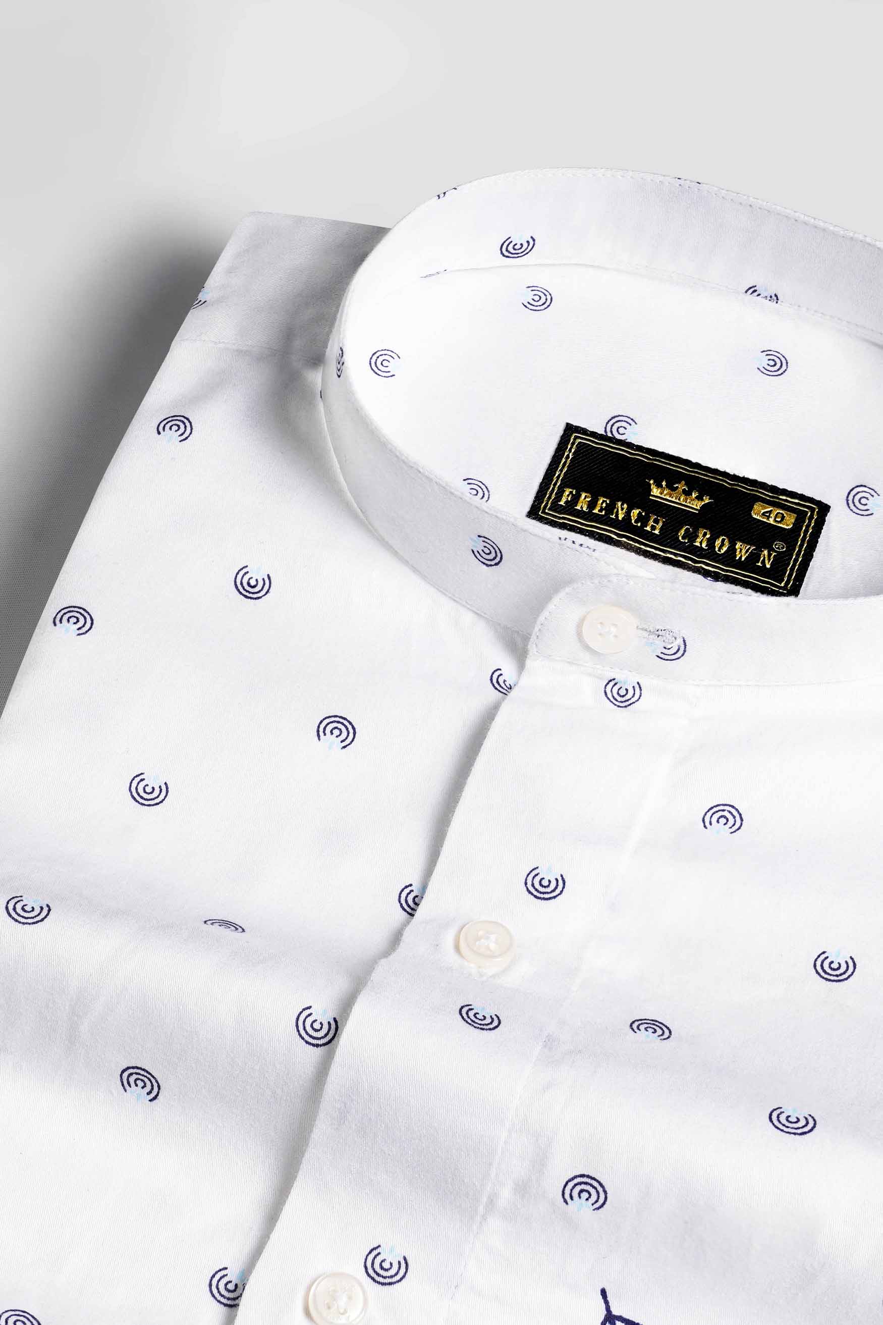 Bright White with Martinique Blue Hand Painted Super Soft Premium Cotton Designer Shirt 6336-M-ART-38, 6336-M-ART-H-38, 6336-M-ART-39, 6336-M-ART-H-39, 6336-M-ART-40, 6336-M-ART-H-40, 6336-M-ART-42, 6336-M-ART-H-42, 6336-M-ART-44, 6336-M-ART-H-44, 6336-M-ART-46, 6336-M-ART-H-46, 6336-M-ART-48, 6336-M-ART-H-48, 6336-M-ART-50, 6336-M-ART-H-50, 6336-M-ART-52, 6336-M-ART-H-52