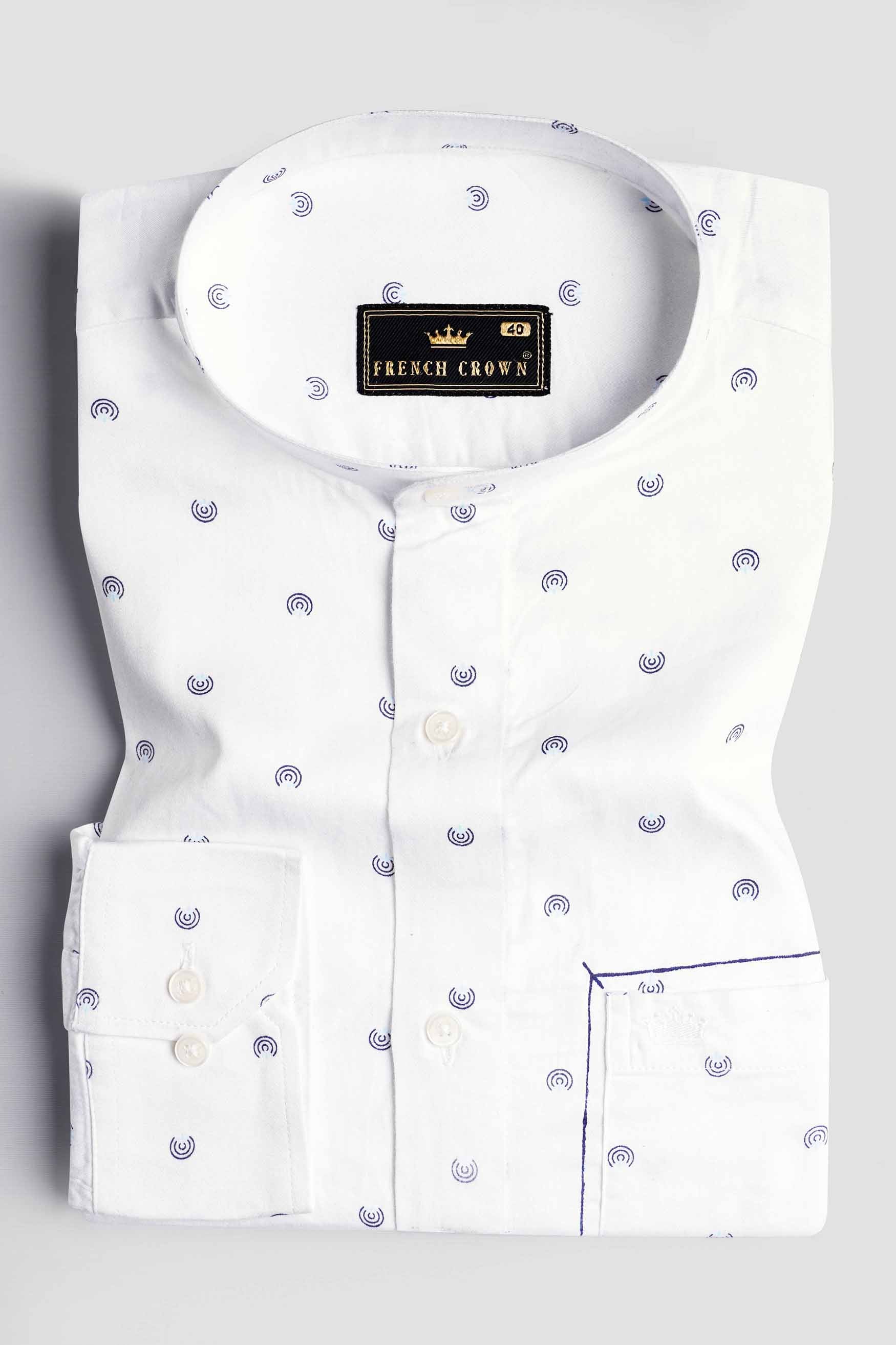 Bright White with Martinique Blue Hand Painted Super Soft Premium Cotton Designer Shirt 6336-M-ART-38, 6336-M-ART-H-38, 6336-M-ART-39, 6336-M-ART-H-39, 6336-M-ART-40, 6336-M-ART-H-40, 6336-M-ART-42, 6336-M-ART-H-42, 6336-M-ART-44, 6336-M-ART-H-44, 6336-M-ART-46, 6336-M-ART-H-46, 6336-M-ART-48, 6336-M-ART-H-48, 6336-M-ART-50, 6336-M-ART-H-50, 6336-M-ART-52, 6336-M-ART-H-52