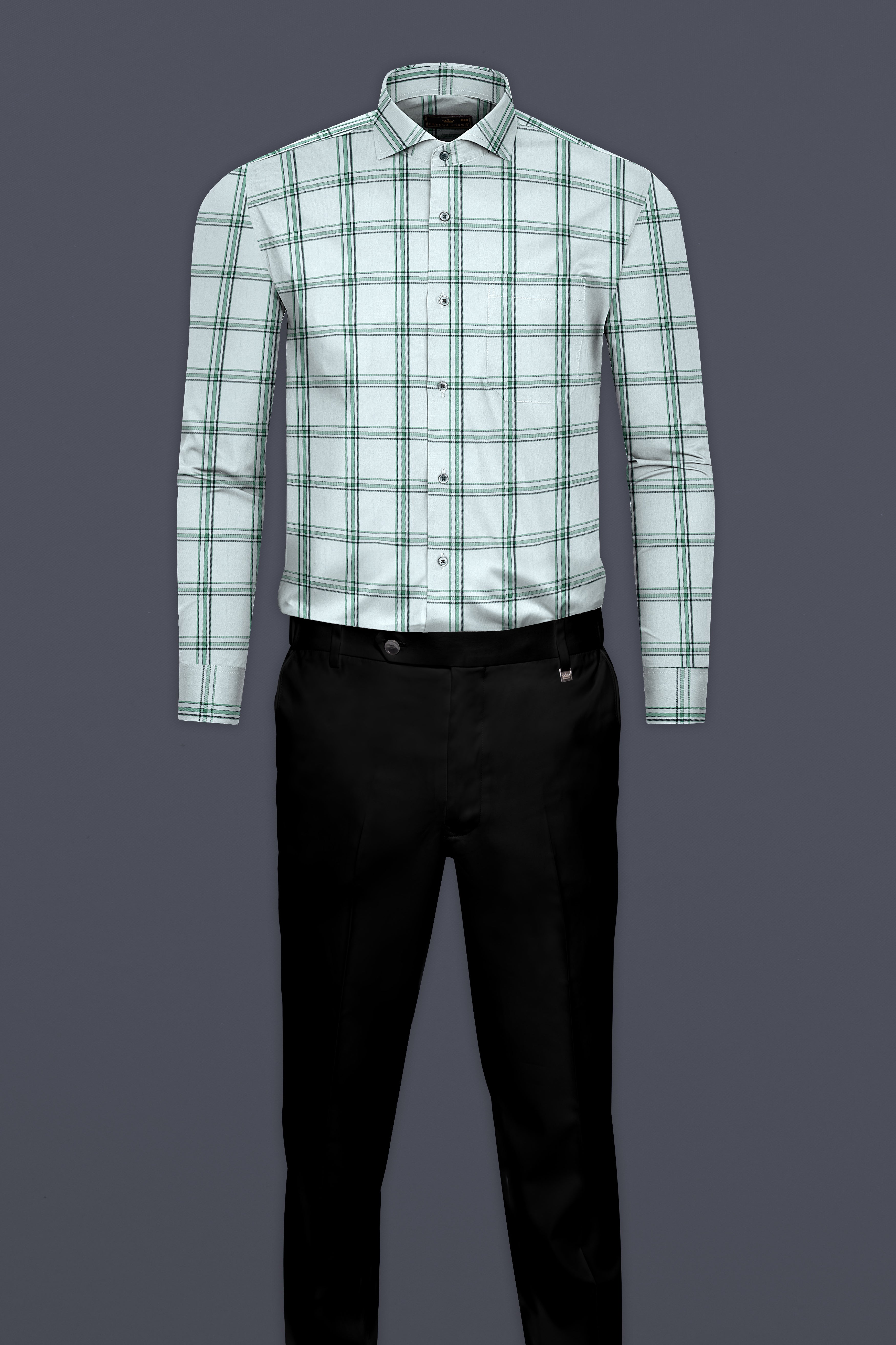 Loblolly Twill Windowpane Premium Cotton Shirt