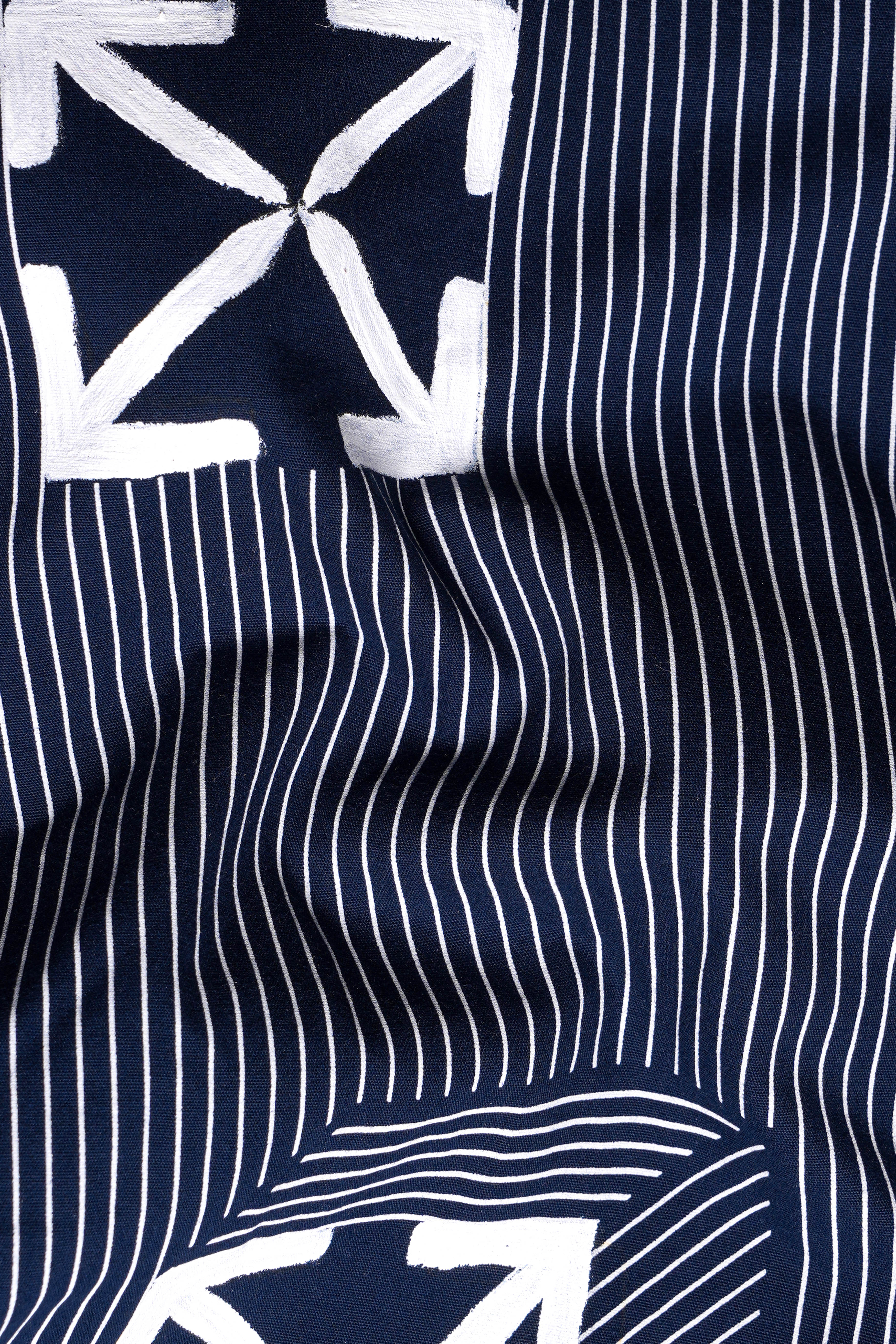 Cloud Burst Blue Striped with White Striped Hand Painted Premium Cotton Designer Shirt 6383-BLK-ART-38, 6383-BLK-ART-H-38, 6383-BLK-ART-39, 6383-BLK-ART-H-39, 6383-BLK-ART-40, 6383-BLK-ART-H-40, 6383-BLK-ART-42, 6383-BLK-ART-H-42, 6383-BLK-ART-44, 6383-BLK-ART-H-44, 6383-BLK-ART-46, 6383-BLK-ART-H-46, 6383-BLK-ART-48, 6383-BLK-ART-H-48, 6383-BLK-ART-50, 6383-BLK-ART-H-50, 6383-BLK-ART-52, 6383-BLK-ART-H-52
