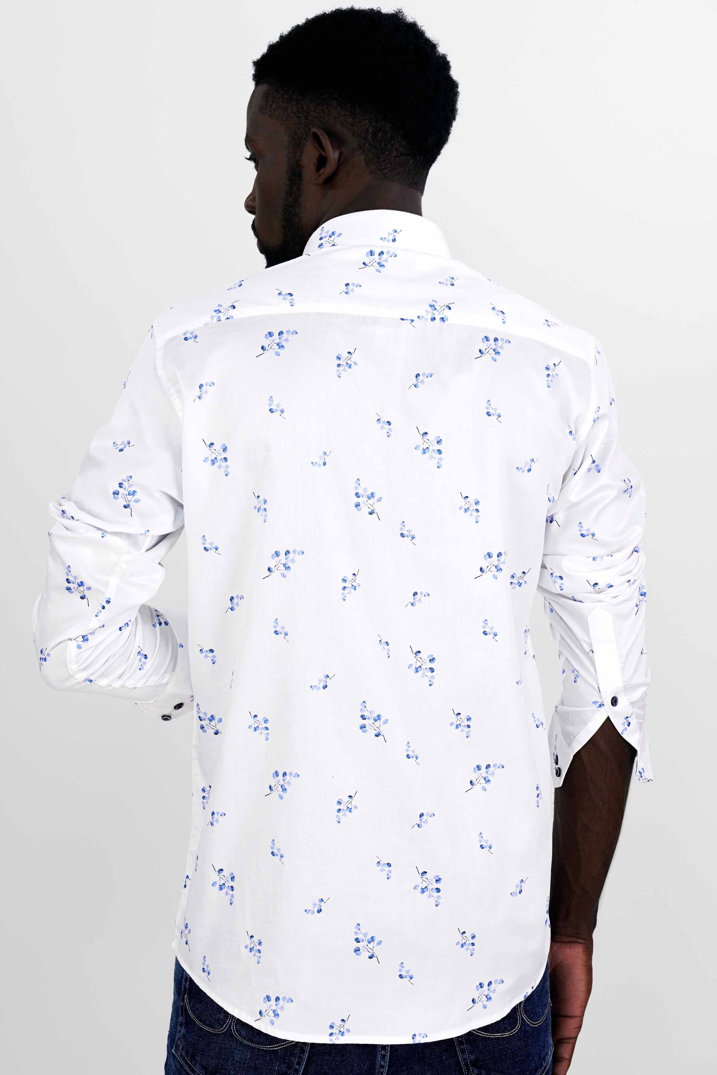 Bright White and Casper Blue Ditsy Printed Hand Painted Super Soft Premium Cotton Designer Shirt 6403-BLE-ART-38, 6403-BLE-ART-H-38, 6403-BLE-ART-39, 6403-BLE-ART-H-39, 6403-BLE-ART-40, 6403-BLE-ART-H-40, 6403-BLE-ART-42, 6403-BLE-ART-H-42, 6403-BLE-ART-44, 6403-BLE-ART-H-44, 6403-BLE-ART-46, 6403-BLE-ART-H-46, 6403-BLE-ART-48, 6403-BLE-ART-H-48, 6403-BLE-ART-50, 6403-BLE-ART-H-50, 6403-BLE-ART-52, 6403-BLE-ART-H-52