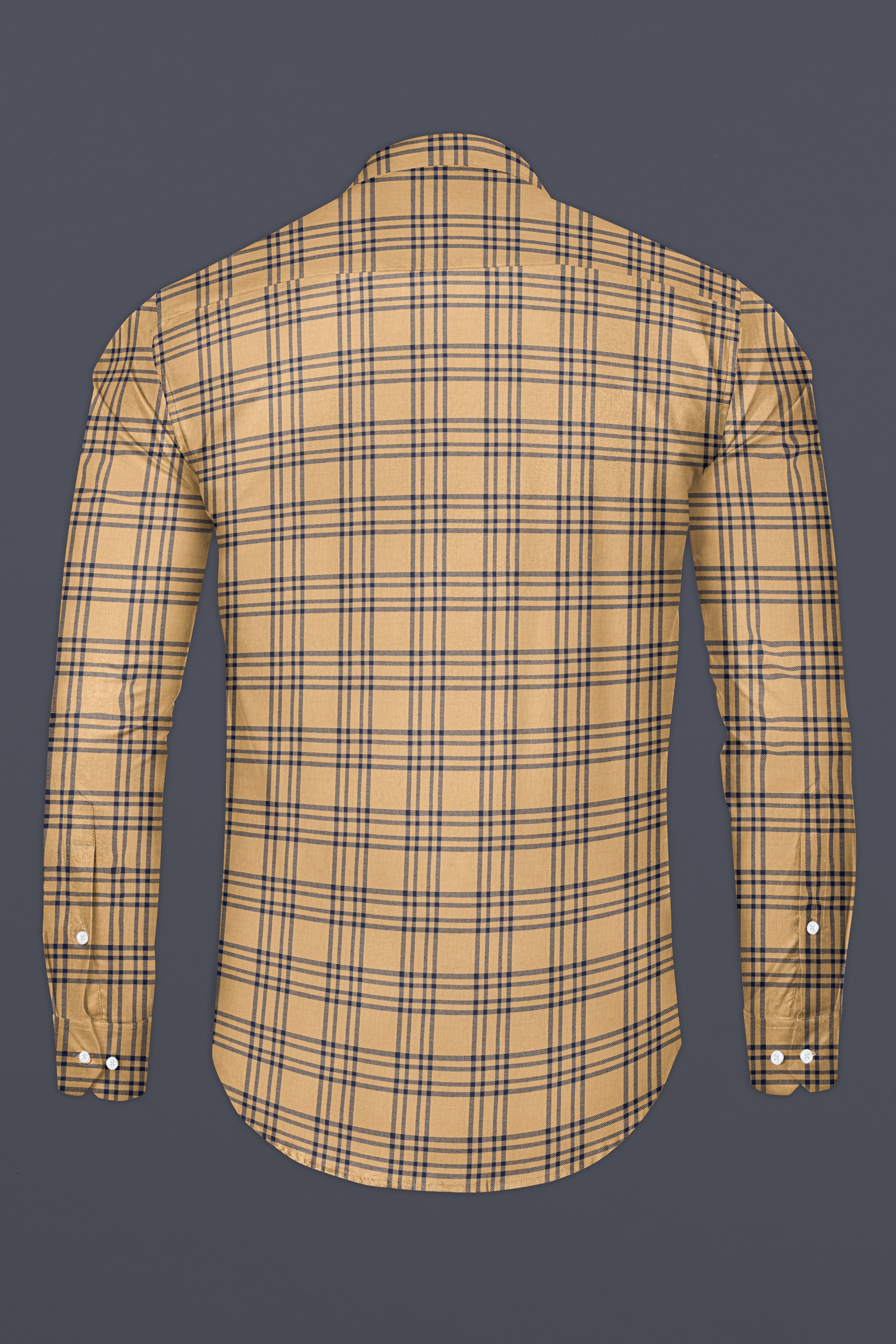 Bullet Shell Twill Plaid Premium Cotton Shirt