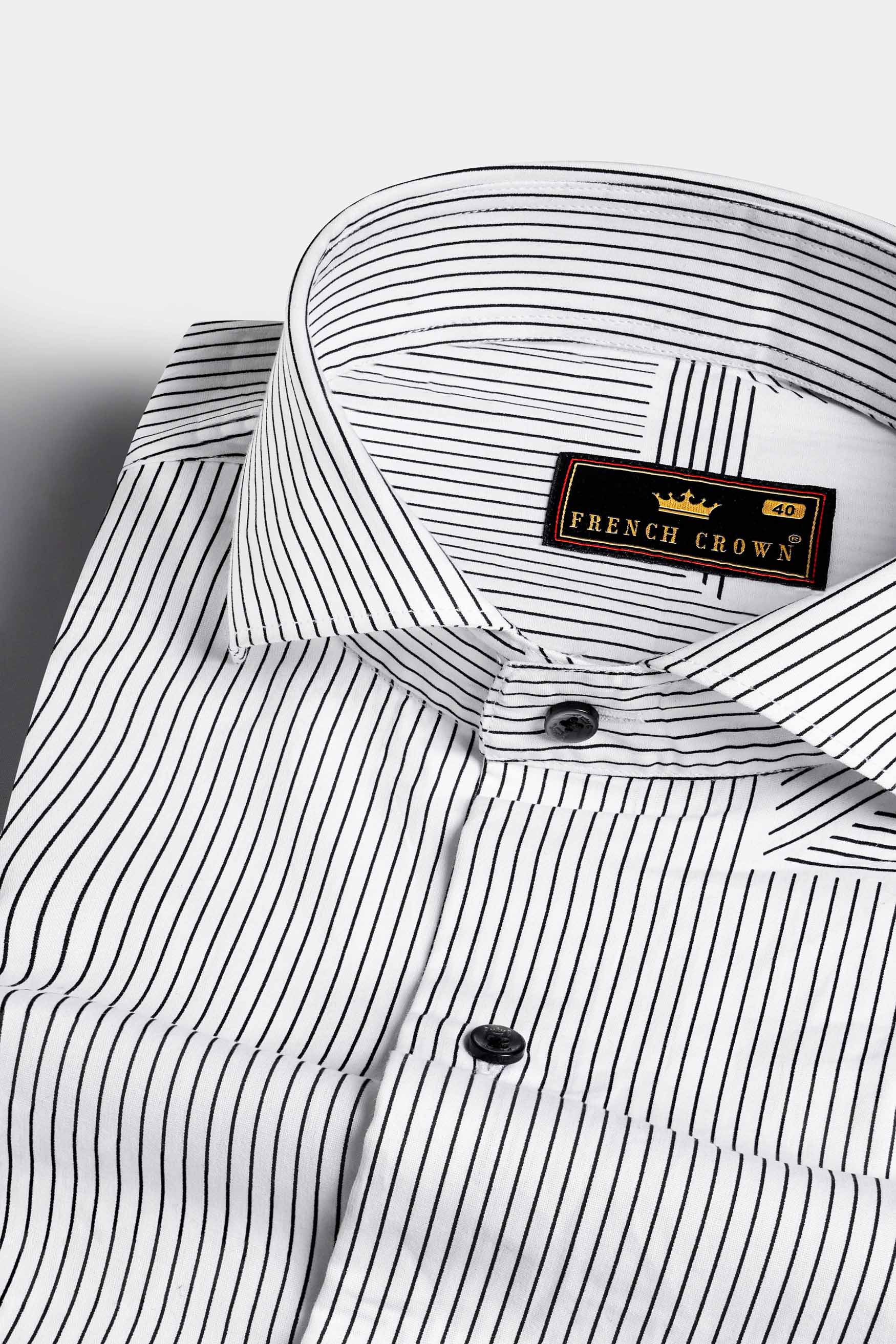 Jade Black and White Striped Hand Painted Twill Premium Cotton Designer Shirt 6464-CA-BLK-ART-38, 6464-CA-BLK-ART-H-38, 6464-CA-BLK-ART-39, 6464-CA-BLK-ART-H-39, 6464-CA-BLK-ART-40, 6464-CA-BLK-ART-H-40, 6464-CA-BLK-ART-42, 6464-CA-BLK-ART-H-42, 6464-CA-BLK-ART-44, 6464-CA-BLK-ART-H-44, 6464-CA-BLK-ART-46, 6464-CA-BLK-ART-H-46, 6464-CA-BLK-ART-48, 6464-CA-BLK-ART-H-48, 6464-CA-BLK-ART-50, 6464-CA-BLK-ART-H-50, 6464-CA-BLK-ART-52, 6464-CA-BLK-ART-H-52