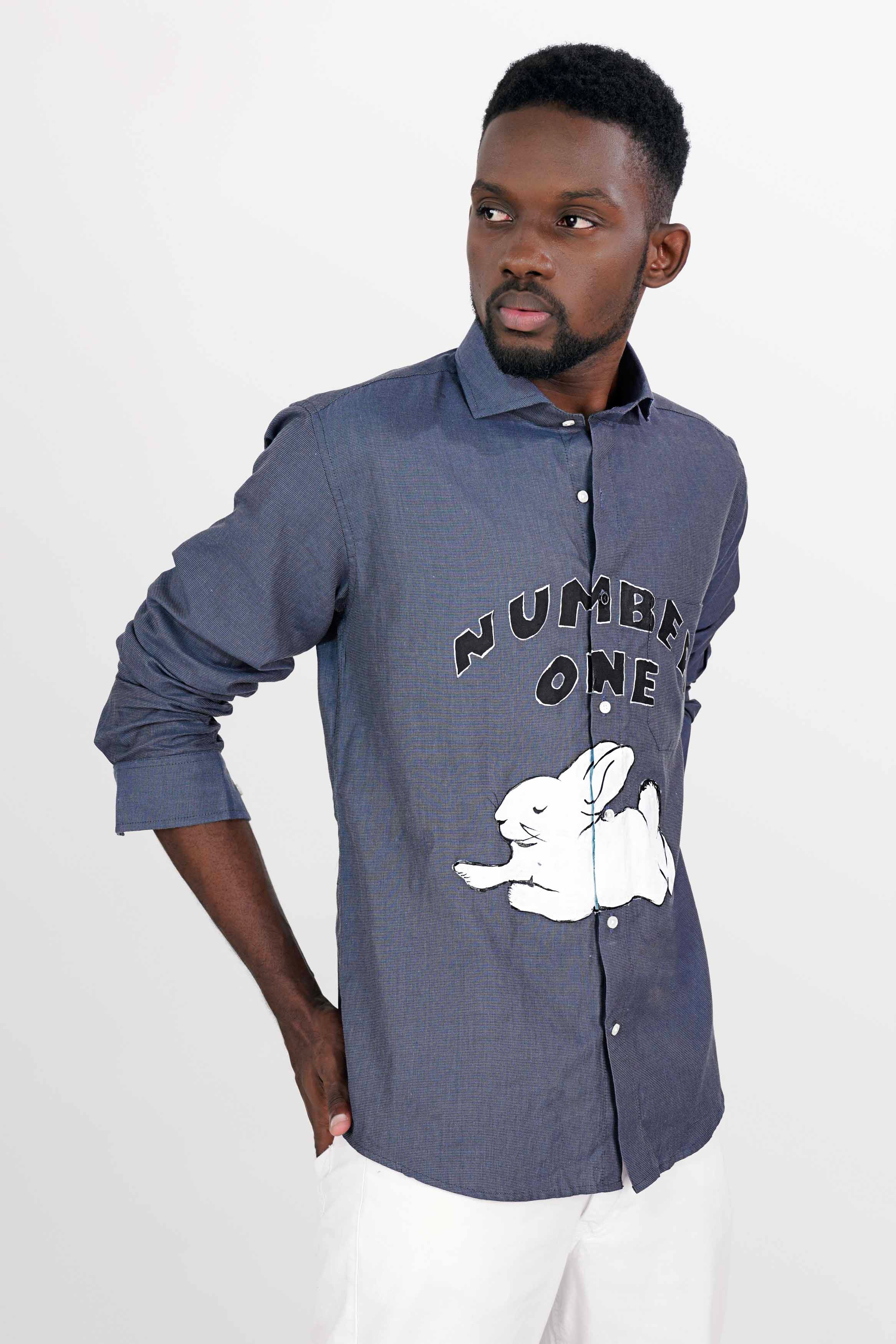 Fiord Blue and Black Funky Hand Painted Dobby Textured Premium Giza Cotton Designer Shirt 6474-CA-ART-38, 6474-CA-ART-H-38, 6474-CA-ART-39, 6474-CA-ART-H-39, 6474-CA-ART-40, 6474-CA-ART-H-40, 6474-CA-ART-42, 6474-CA-ART-H-42, 6474-CA-ART-44, 6474-CA-ART-H-44, 6474-CA-ART-46, 6474-CA-ART-H-46, 6474-CA-ART-48, 6474-CA-ART-H-48, 6474-CA-ART-50, 6474-CA-ART-H-50, 6474-CA-ART-52, 6474-CA-ART-H-52