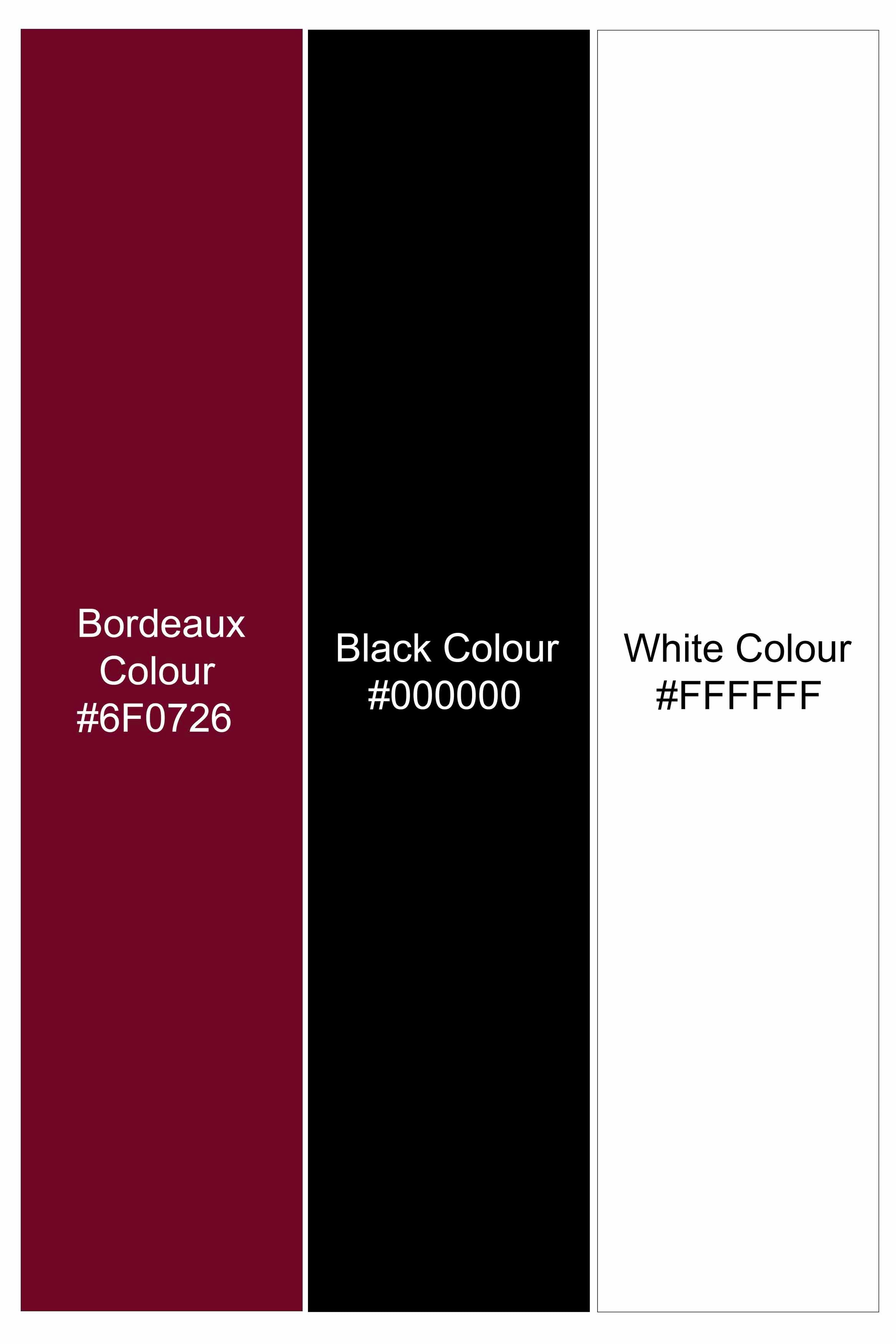 Bordeaux Maroon with Black and White Hand Painted Dobby Premium Giza Cotton Designer Shirt 6682-CA-ART-38, 6682-CA-ART-H-38, 6682-CA-ART-39, 6682-CA-ART-H-39, 6682-CA-ART-40, 6682-CA-ART-H-40, 6682-CA-ART-42, 6682-CA-ART-H-42, 6682-CA-ART-44, 6682-CA-ART-H-44, 6682-CA-ART-46, 6682-CA-ART-H-46, 6682-CA-ART-48, 6682-CA-ART-H-48, 6682-CA-ART-50, 6682-CA-ART-H-50, 6682-CA-ART-52, 6682-CA-ART-H-52