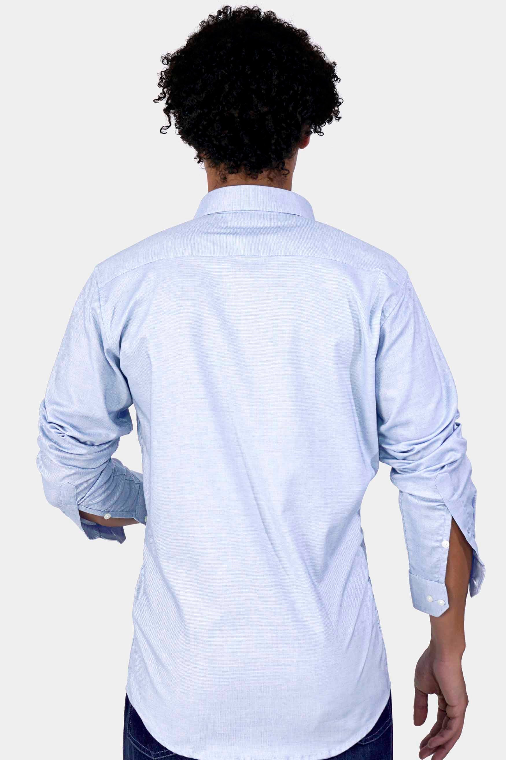 Carolina Blue and White Hand Painted Dobby Textured Premium Giza Cotton Designer Shirt 6712-CA-ART-38, 6712-CA-ART-H-38, 6712-CA-ART-39, 6712-CA-ART-H-39, 6712-CA-ART-40, 6712-CA-ART-H-40, 6712-CA-ART-42, 6712-CA-ART-H-42, 6712-CA-ART-44, 6712-CA-ART-H-44, 6712-CA-ART-46, 6712-CA-ART-H-46, 6712-CA-ART-48, 6712-CA-ART-H-48, 6712-CA-ART-50, 6712-CA-ART-H-50, 6712-CA-ART-52, 6712-CA-ART-H-52