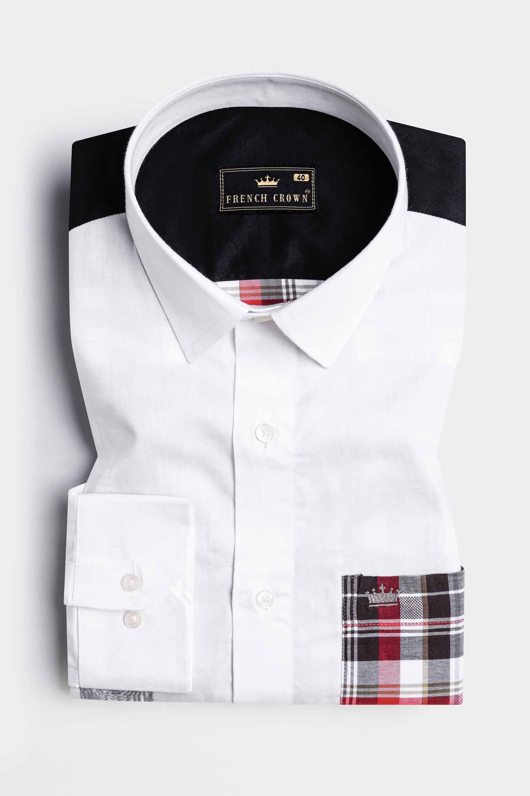 Bright White and Persian Plum Checkered with Chicken Hand Stitched Subtle Sheen Super Soft Premium Cotton Designer Shirt 6732-D20-EA341-38, 6732-D20-EA341-H-38, 6732-D20-EA341-39, 6732-D20-EA341-H-39, 6732-D20-EA341-40, 6732-D20-EA341-H-40, 6732-D20-EA341-42, 6732-D20-EA341-H-42, 6732-D20-EA341-44, 6732-D20-EA341-H-44, 6732-D20-EA341-46, 6732-D20-EA341-H-46, 6732-D20-EA341-48, 6732-D20-EA341-H-48, 6732-D20-EA341-50, 6732-D20-EA341-H-50, 6732-D20-EA341-52, 6732-D20-EA341-H-52