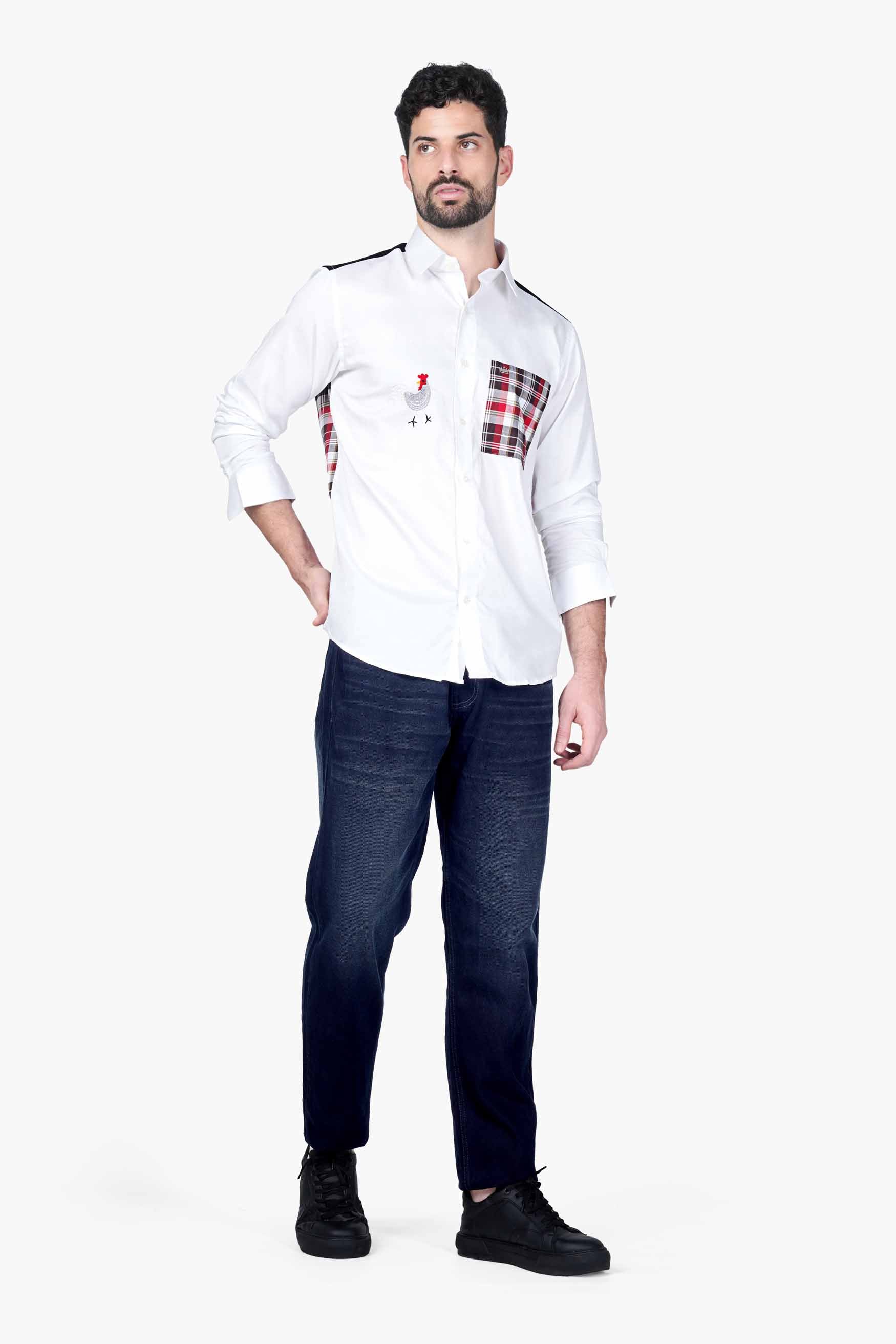 Bright White and Persian Plum Checkered with Chicken Hand Stitched Subtle Sheen Super Soft Premium Cotton Designer Shirt 6732-D20-EA341-38, 6732-D20-EA341-H-38, 6732-D20-EA341-39, 6732-D20-EA341-H-39, 6732-D20-EA341-40, 6732-D20-EA341-H-40, 6732-D20-EA341-42, 6732-D20-EA341-H-42, 6732-D20-EA341-44, 6732-D20-EA341-H-44, 6732-D20-EA341-46, 6732-D20-EA341-H-46, 6732-D20-EA341-48, 6732-D20-EA341-H-48, 6732-D20-EA341-50, 6732-D20-EA341-H-50, 6732-D20-EA341-52, 6732-D20-EA341-H-52