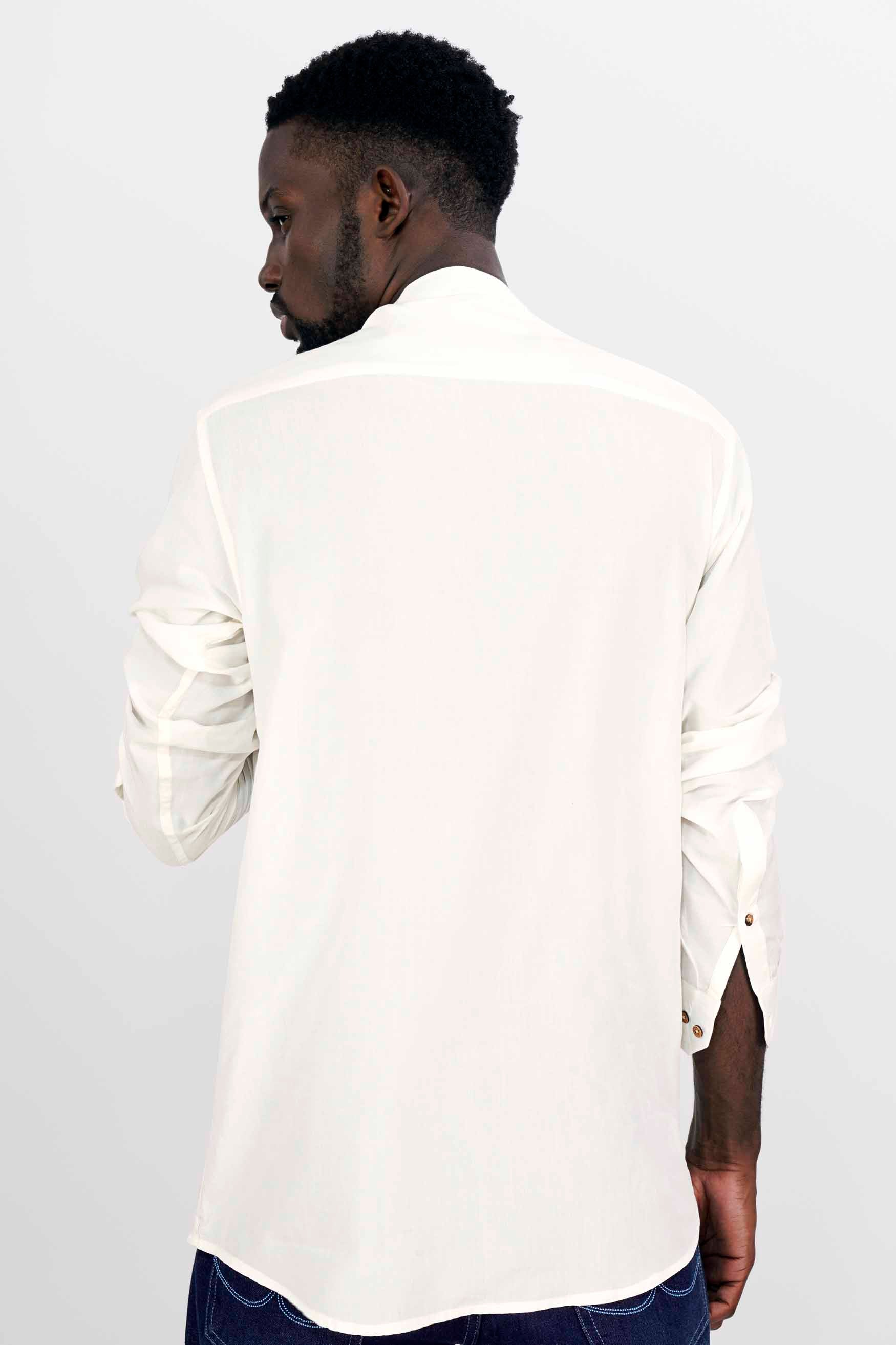 Porcelain White Hand Painted Premium Tencel Kurta Shirt 6764-KS-ART-38, 6764-KS-ART-H-38, 6764-KS-ART-39, 6764-KS-ART-H-39, 6764-KS-ART-40, 6764-KS-ART-H-40, 6764-KS-ART-42, 6764-KS-ART-H-42, 6764-KS-ART-44, 6764-KS-ART-H-44, 6764-KS-ART-46, 6764-KS-ART-H-46, 6764-KS-ART-48, 6764-KS-ART-H-48, 6764-KS-ART-50, 6764-KS-ART-H-50, 6764-KS-ART-52, 6764-KS-ART-H-52