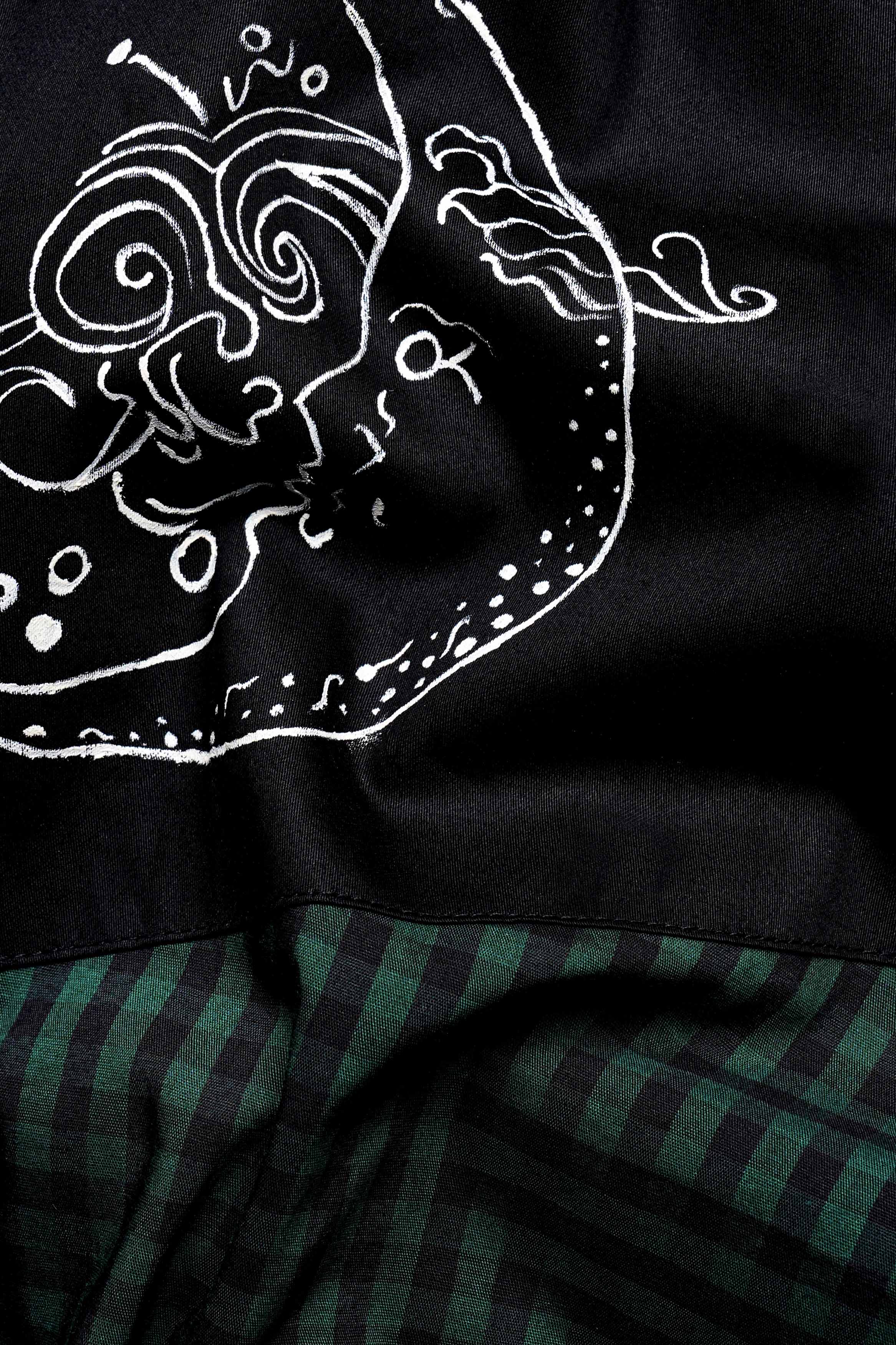 Jade Black with Plantation Green Gingham Checkered Hand Painted Premium Cotton Designer Shirt 6826-P93-ART-38, 6826-P93-ART-H-38, 6826-P93-ART-39, 6826-P93-ART-H-39, 6826-P93-ART-40, 6826-P93-ART-H-40, 6826-P93-ART-42, 6826-P93-ART-H-42, 6826-P93-ART-44, 6826-P93-ART-H-44, 6826-P93-ART-46, 6826-P93-ART-H-46, 6826-P93-ART-48, 6826-P93-ART-H-48, 6826-P93-ART-50, 6826-P93-ART-H-50, 6826-P93-ART-52, 6826-P93-ART-H-52