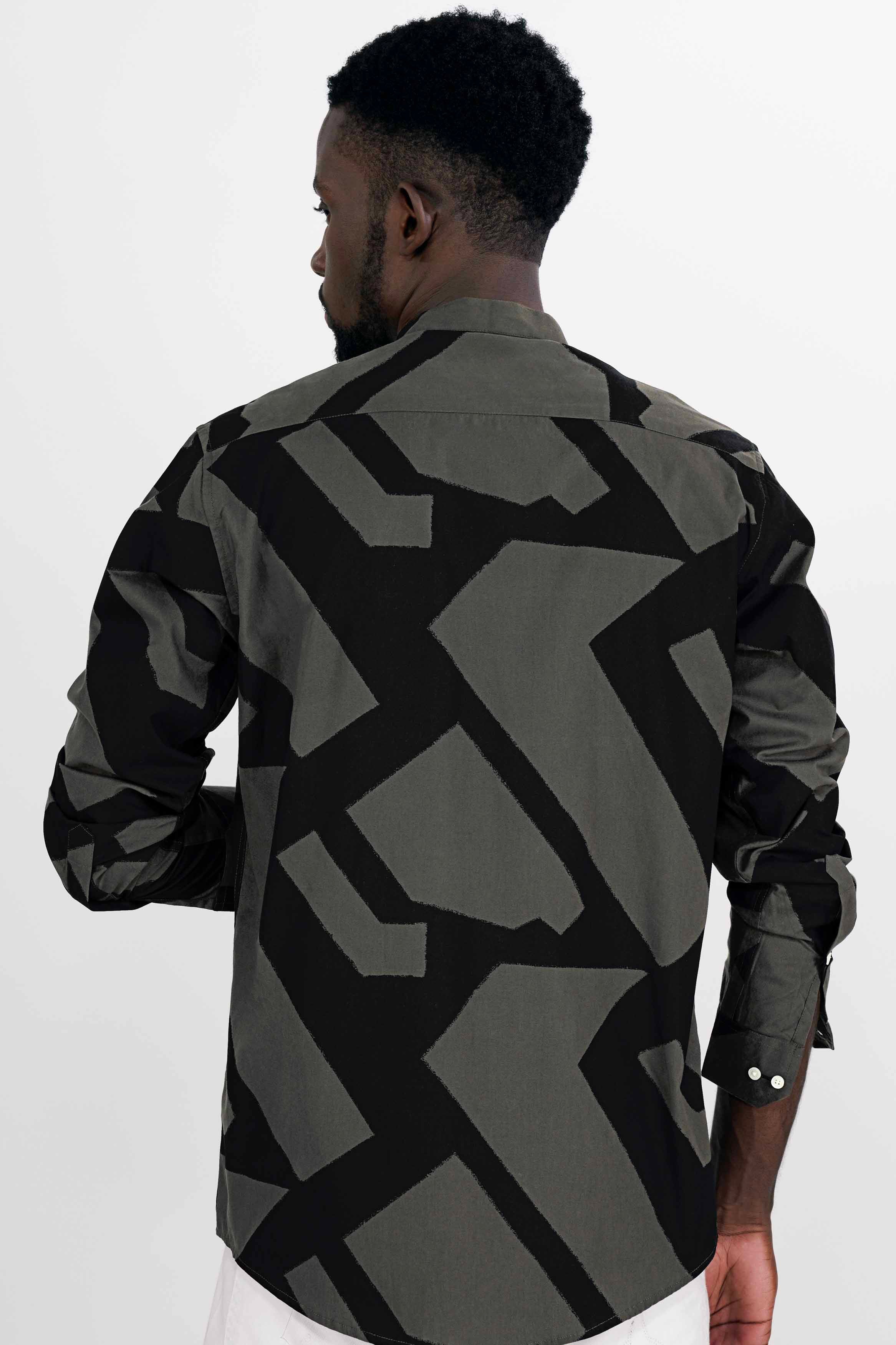 Iridium Gray and Black Hand Painted Premium Cotton Designer Shirt 6861-M-ART-38, 6861-M-ART-H-38, 6861-M-ART-39, 6861-M-ART-H-39, 6861-M-ART-40, 6861-M-ART-H-40, 6861-M-ART-42, 6861-M-ART-H-42, 6861-M-ART-44, 6861-M-ART-H-44, 6861-M-ART-46, 6861-M-ART-H-46, 6861-M-ART-48, 6861-M-ART-H-48, 6861-M-ART-50, 6861-M-ART-H-50, 6861-M-ART-52, 6861-M-ART-H-52