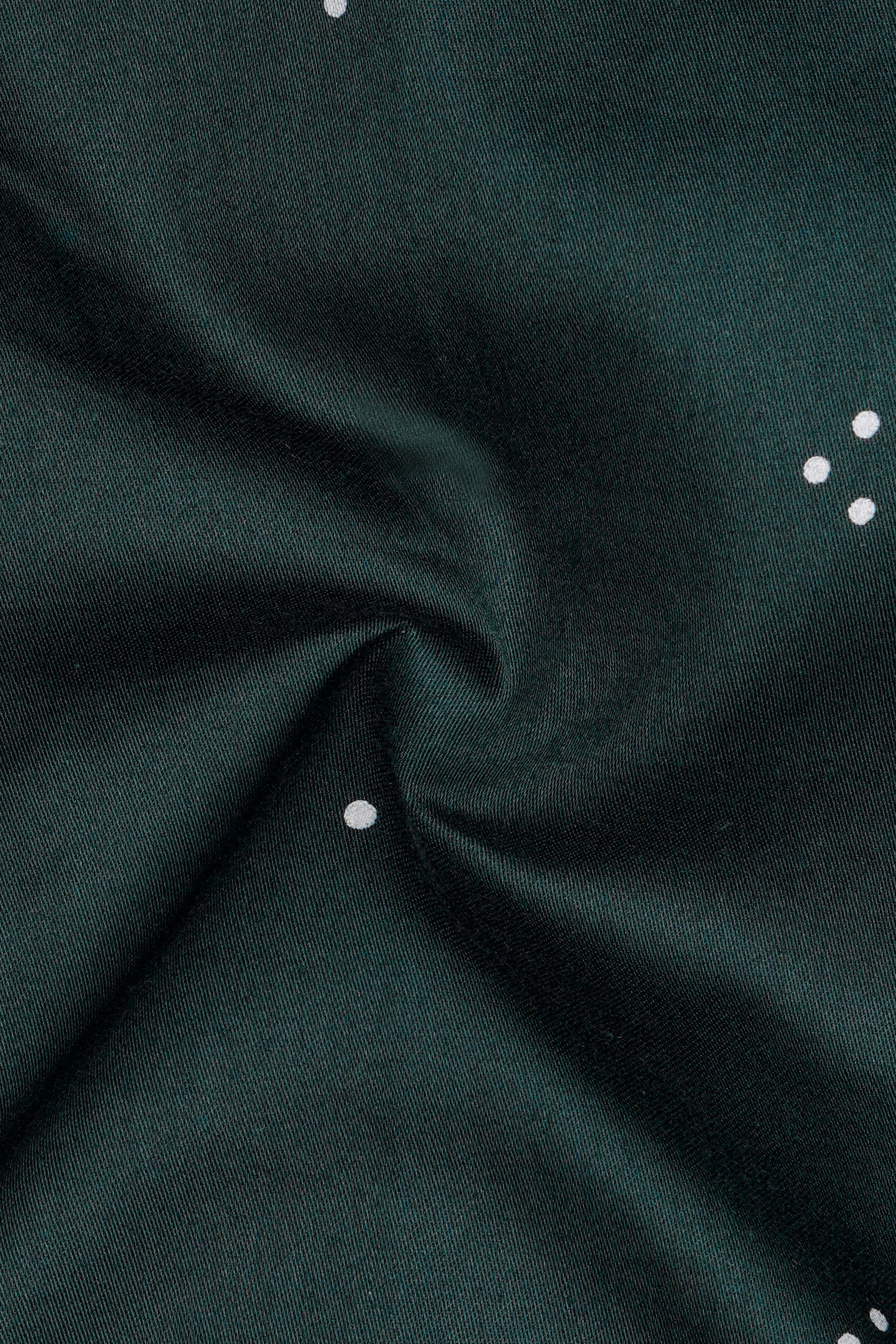 Limed Spruce Green Dots Super Soft Premium Cotton Shirt