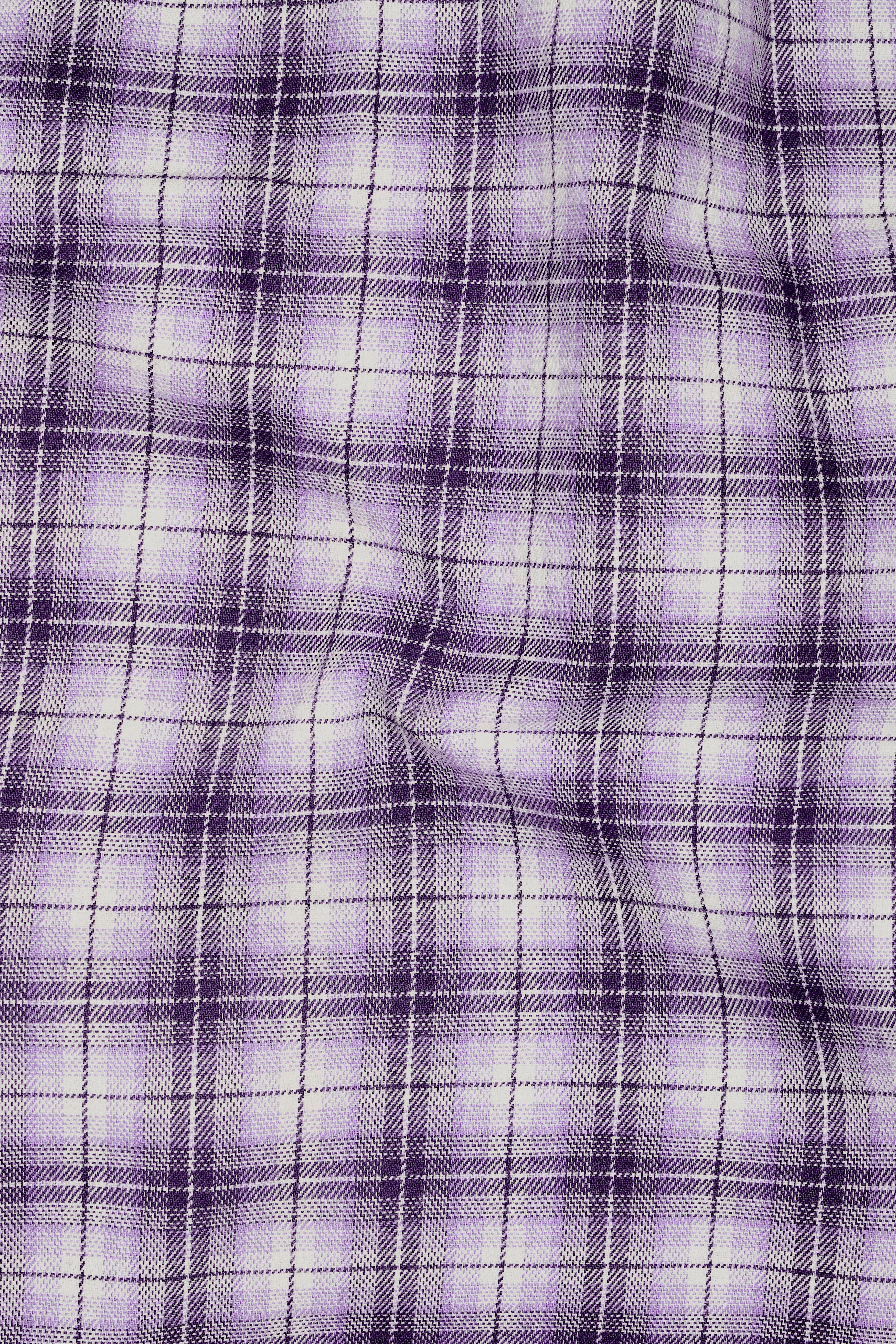 Manatee and white Plaid Oxford Royal Overshirt/Shacket