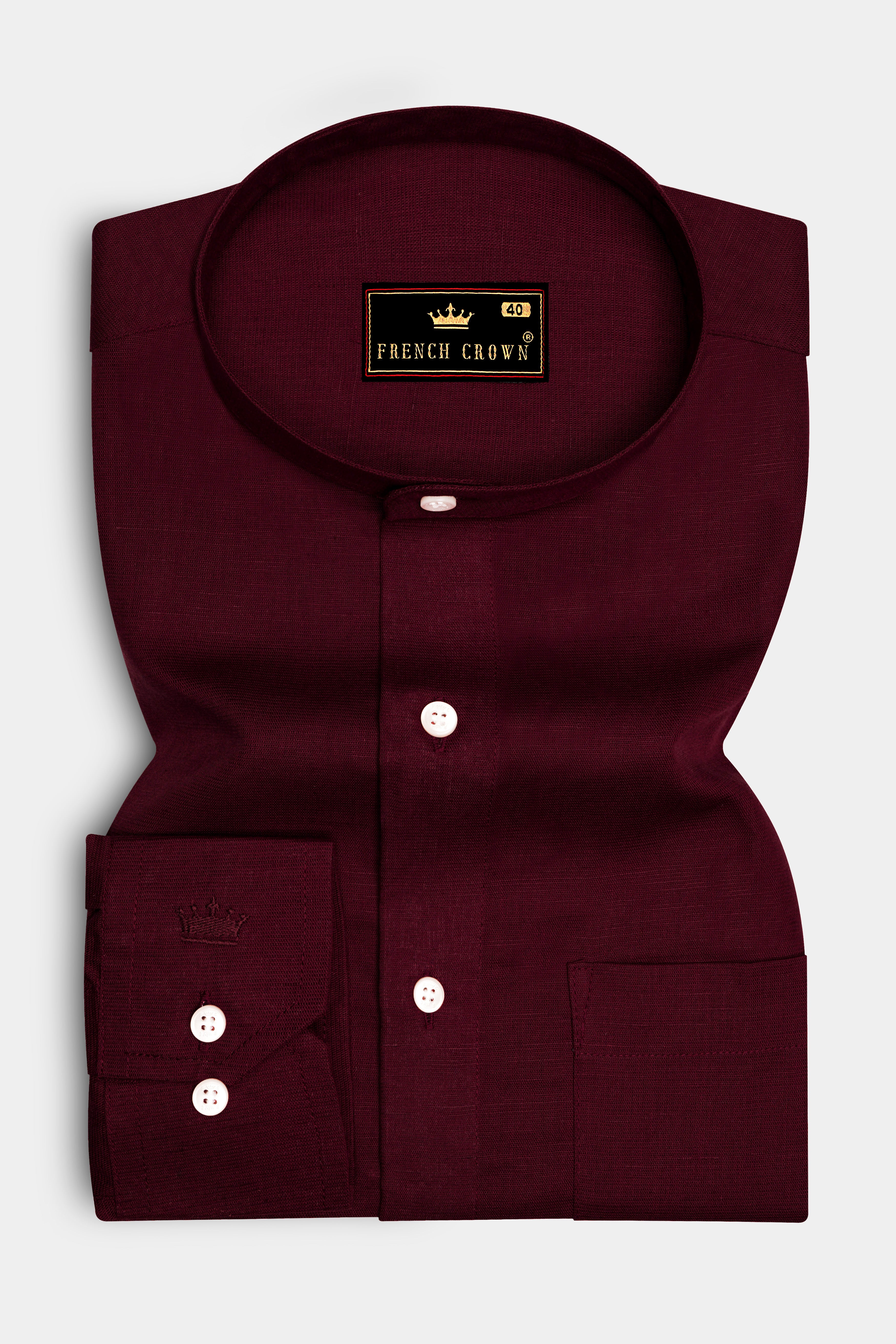 Cocoa Bean Luxurious Linen Shirt