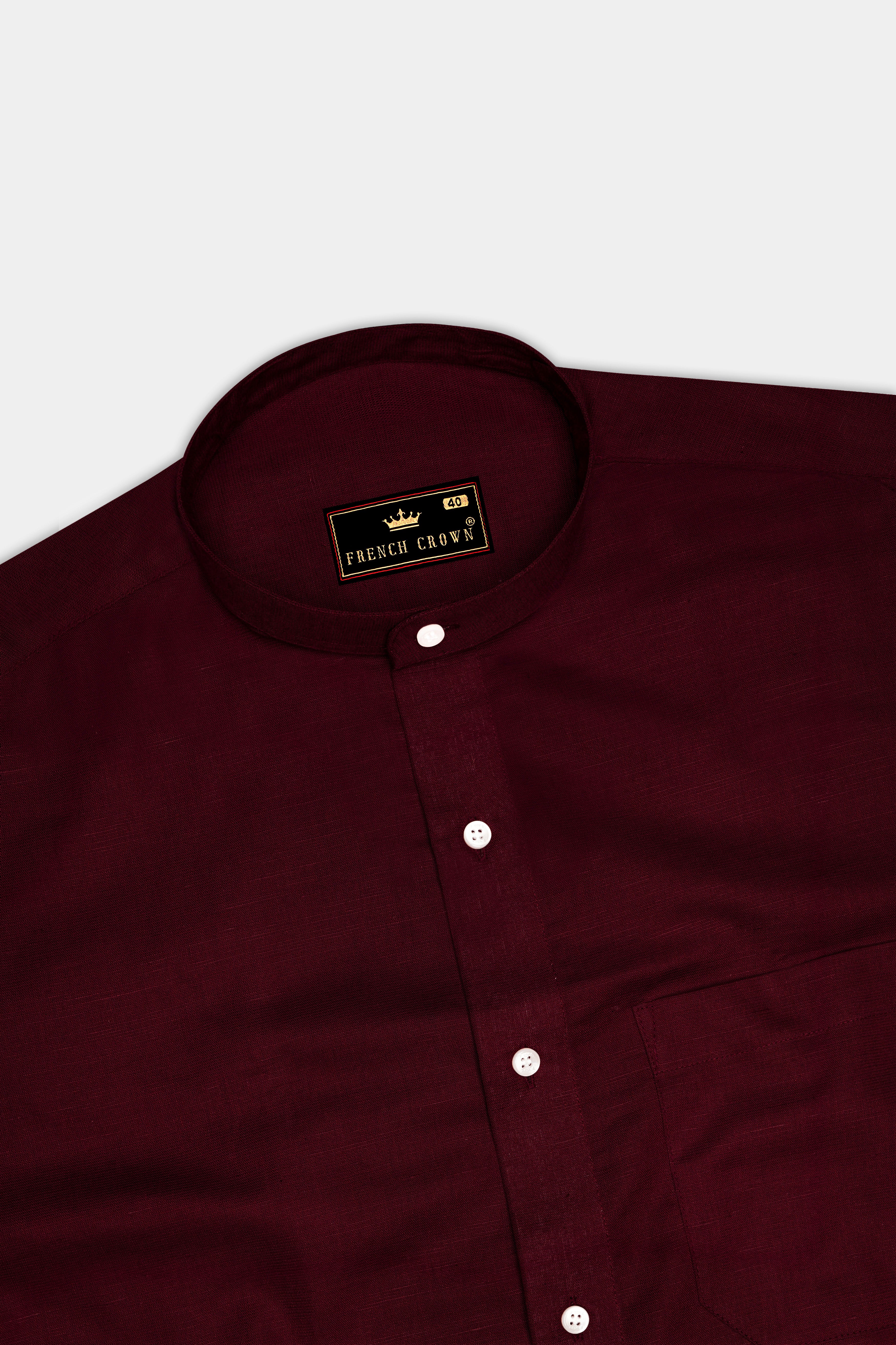 Cocoa Bean Luxurious Linen Shirt